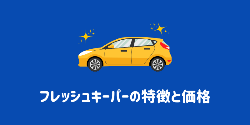 キーパーコーティングの種類とサイズ別価格一覧｜それぞれの特徴