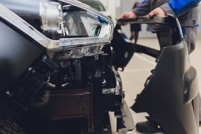 交換が必要なへこみ