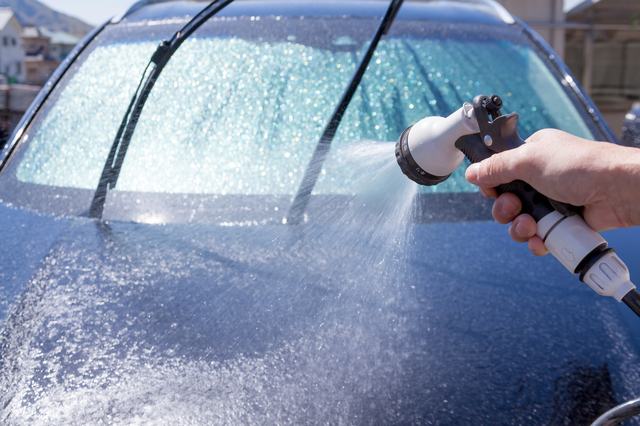 水洗い洗車