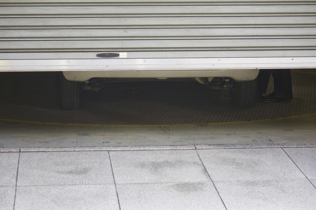 駐車場のシャッター