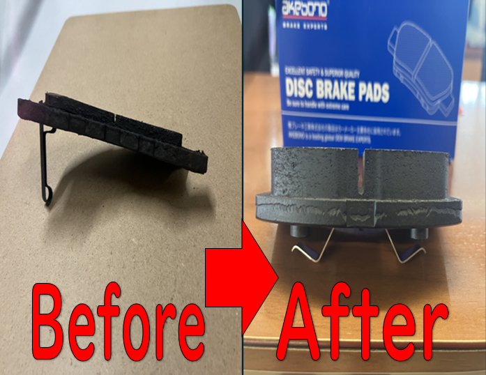 🛑 ブレーキパッド交換！これで安心・安全ドライブ！