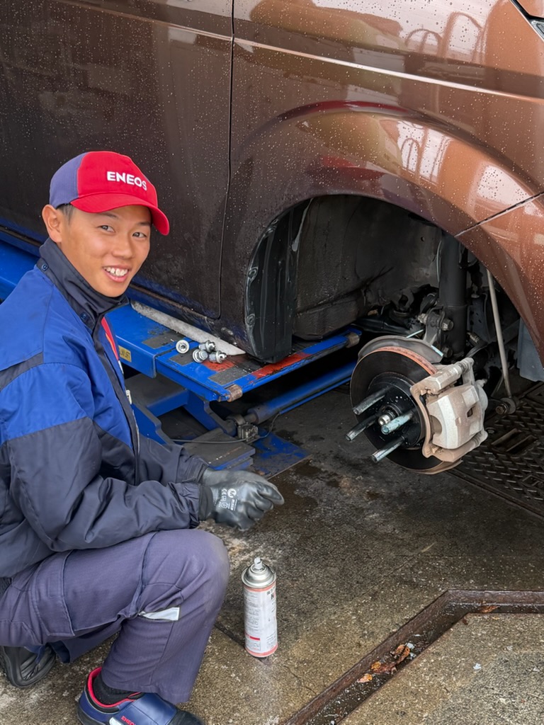 ENEOSウイングルート246裾野インターTSでハブコート施工