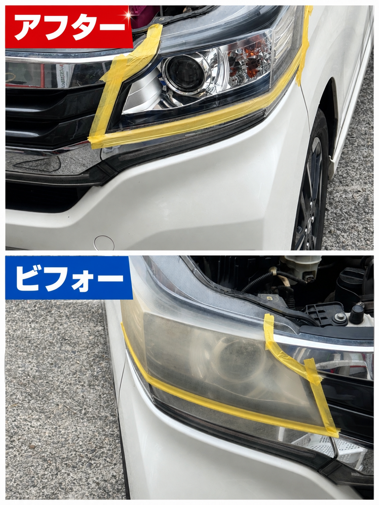 梅雨前にチェックしたい車メンテナンスとヘッドライト磨きのすすめ🚗