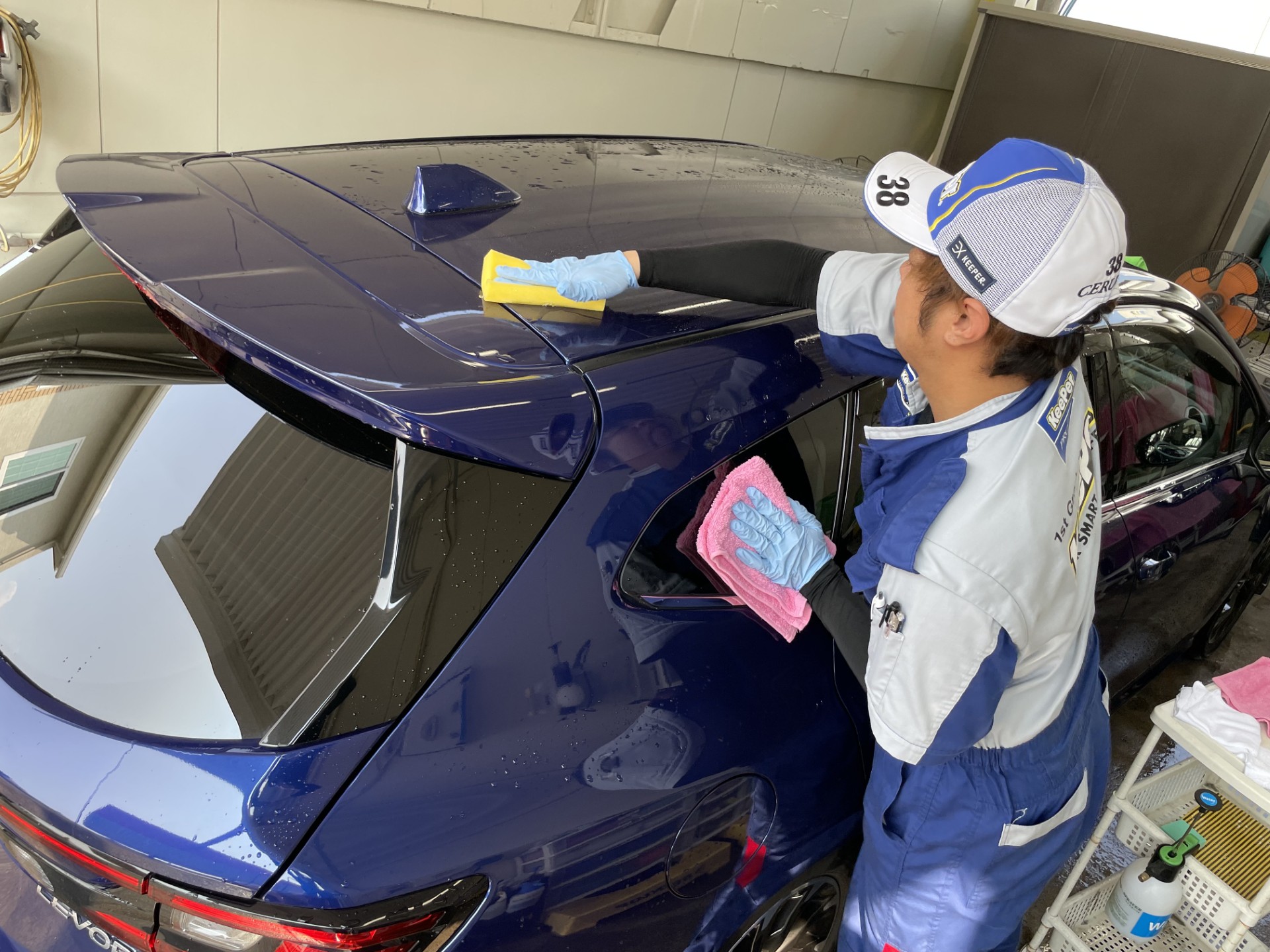 フレッシュキーパー施工中！