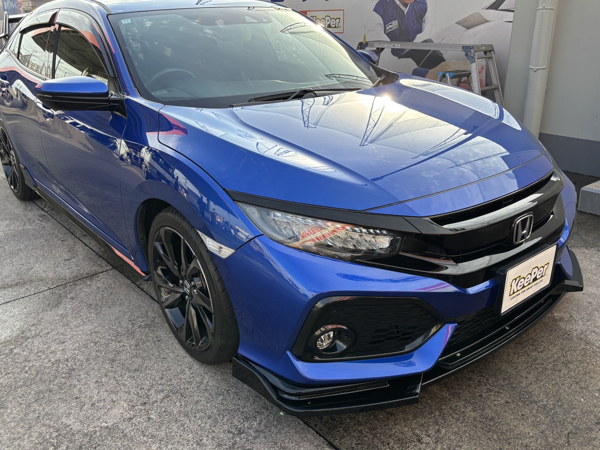 セルフ八戸溝SSで愛車ピカピカ冬支度✨雨の日も安心コーティング