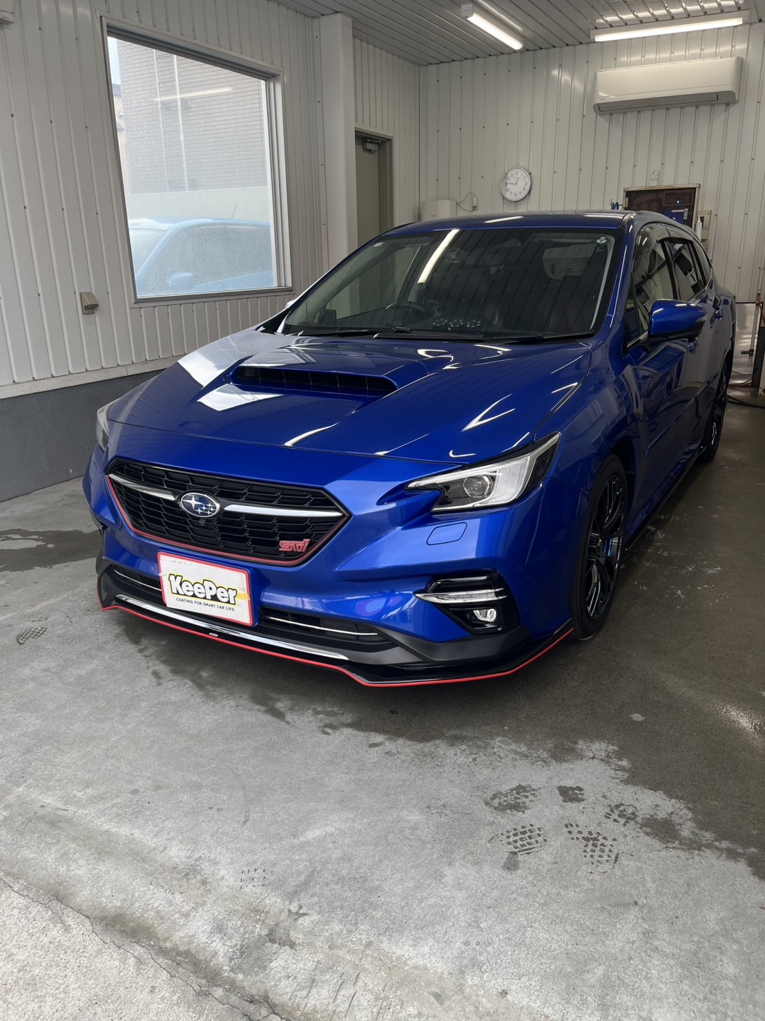 レヴォーグの美しいブルーを引き立てるフレッシュキーパー施工✨🚗