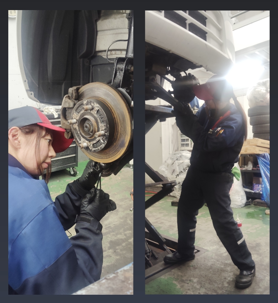 河野　ロアアームブーツ交換🚗