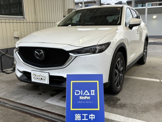 雨の日も安心マツダCX-5におすすめダイヤⅡキーパーコーティング✨