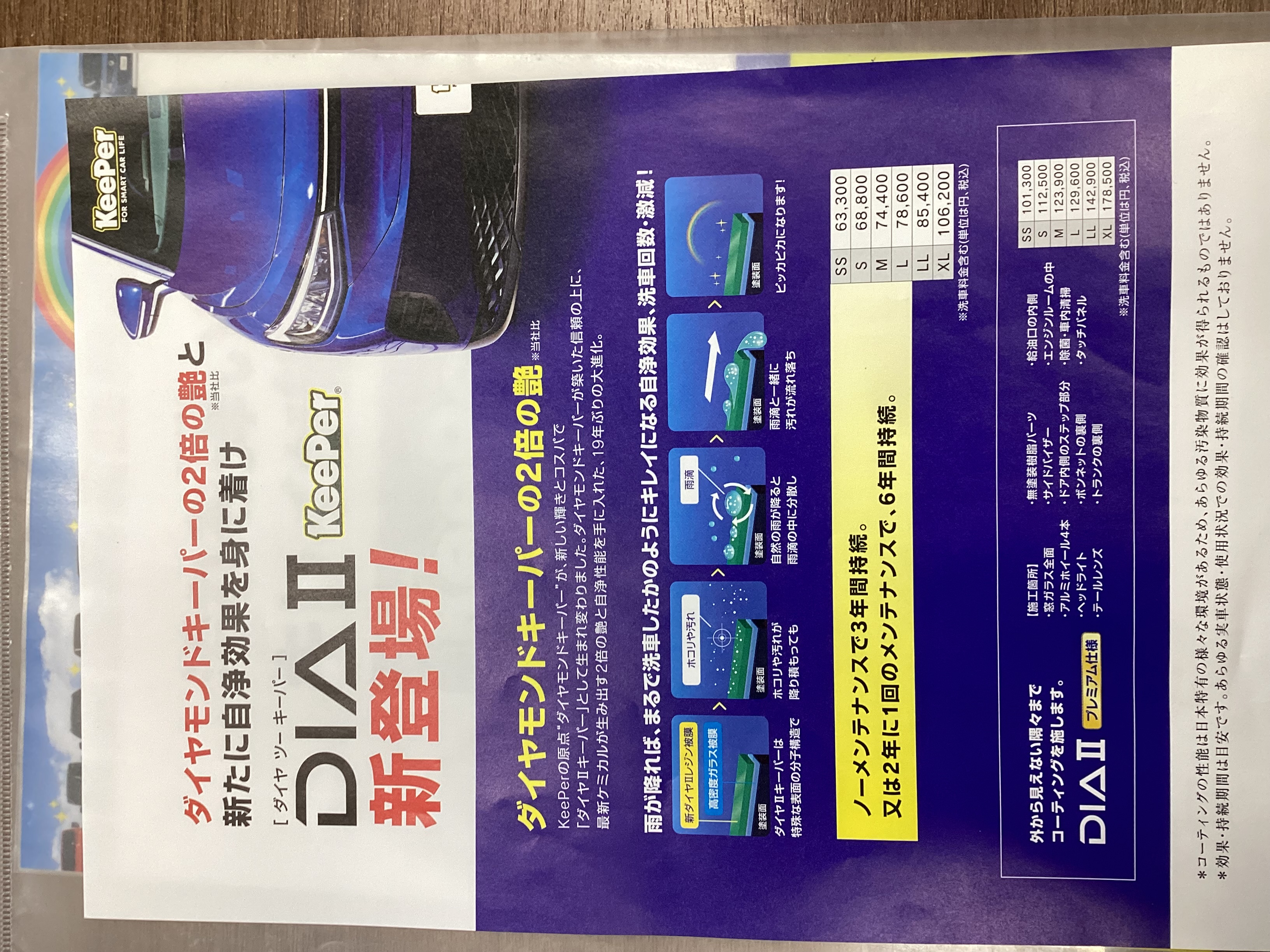 新登場ダイヤモンドキーパーで愛車ピカピカに🚗✨冬のメンテも安心！