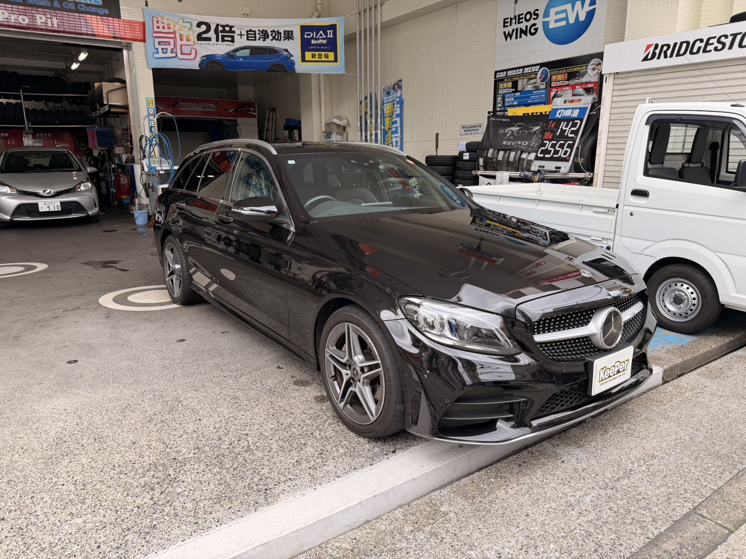 ベンツCクラスも輝く夏のクリスタルキーパー施工体験記☀️