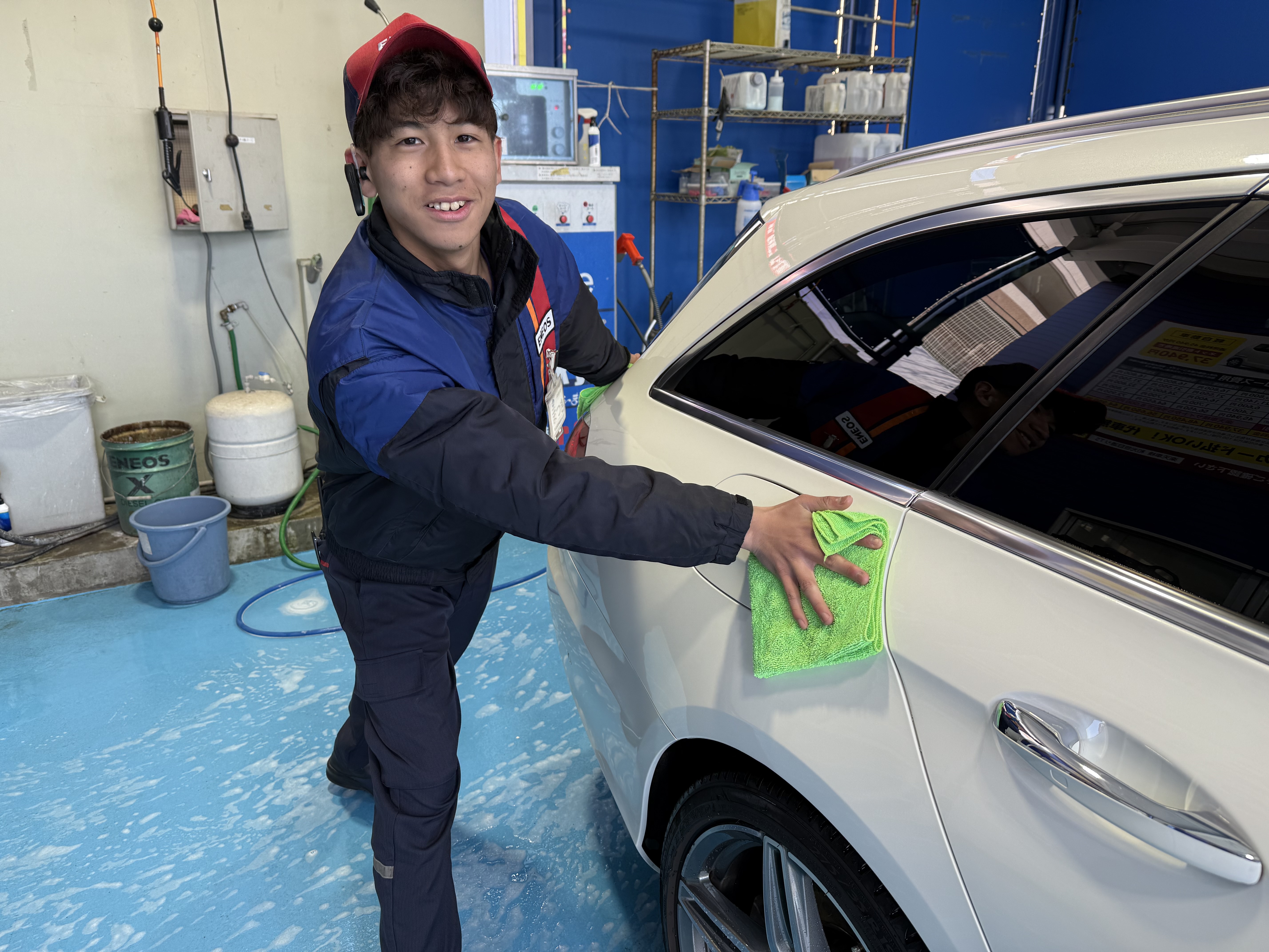 S660ジェイドカムリをピカピカにキーパーコーティング施工中✨🚗