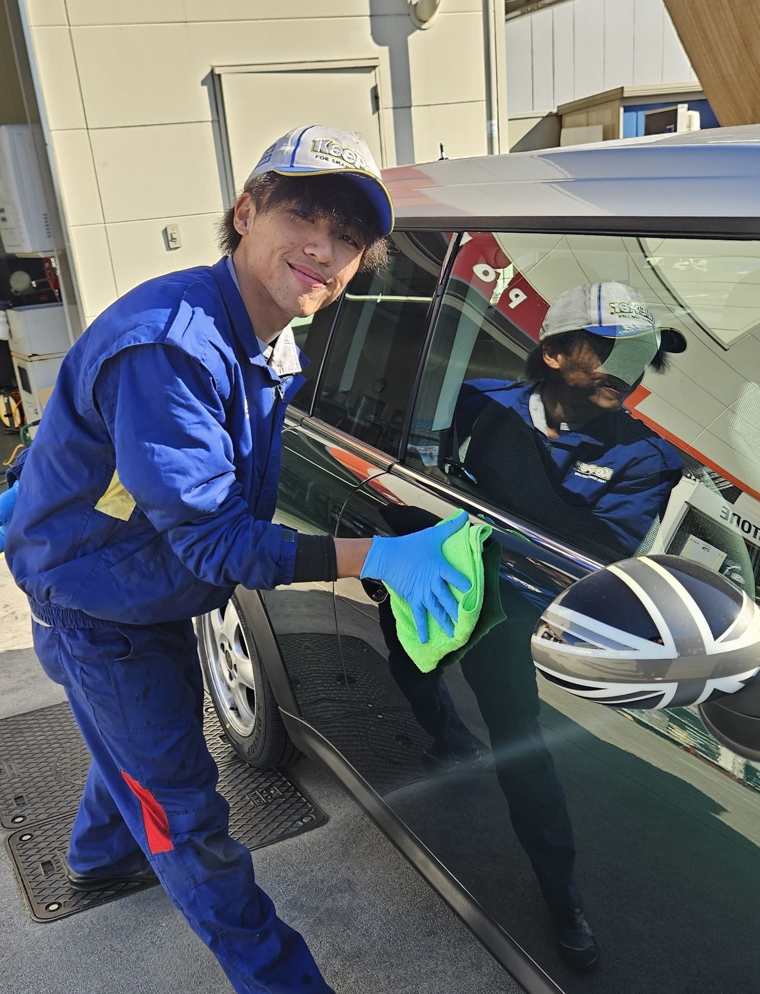 三郷インター南TSで冬の車トラブル対策とキーパーコーティング🚗