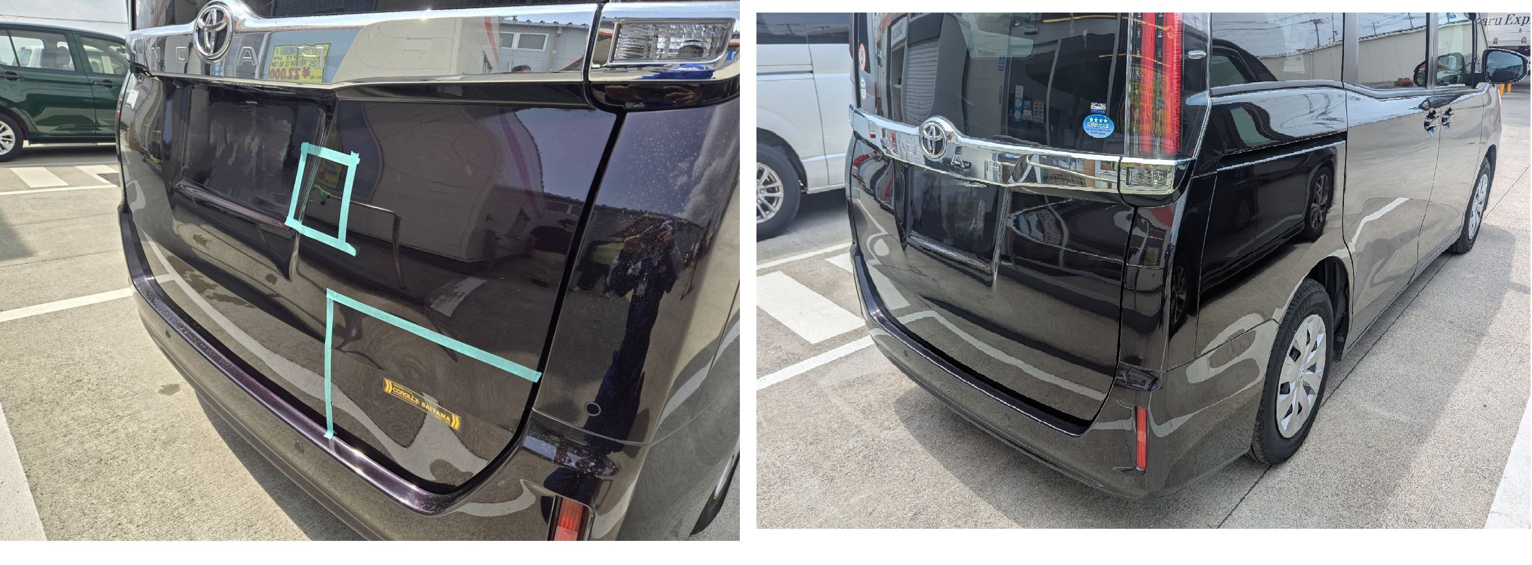 ノアのバックドア修理事例 雨の日に備えるリペアの重要性🚗✨