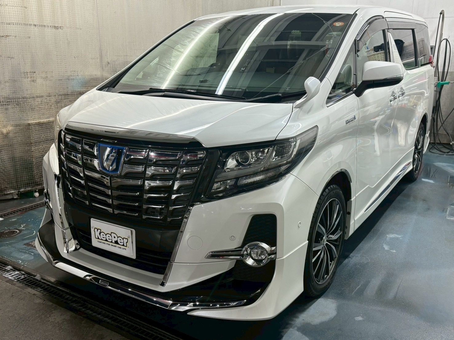 冬のアルファードに最適なダイヤⅡキーパーで輝きをキープ🚗✨