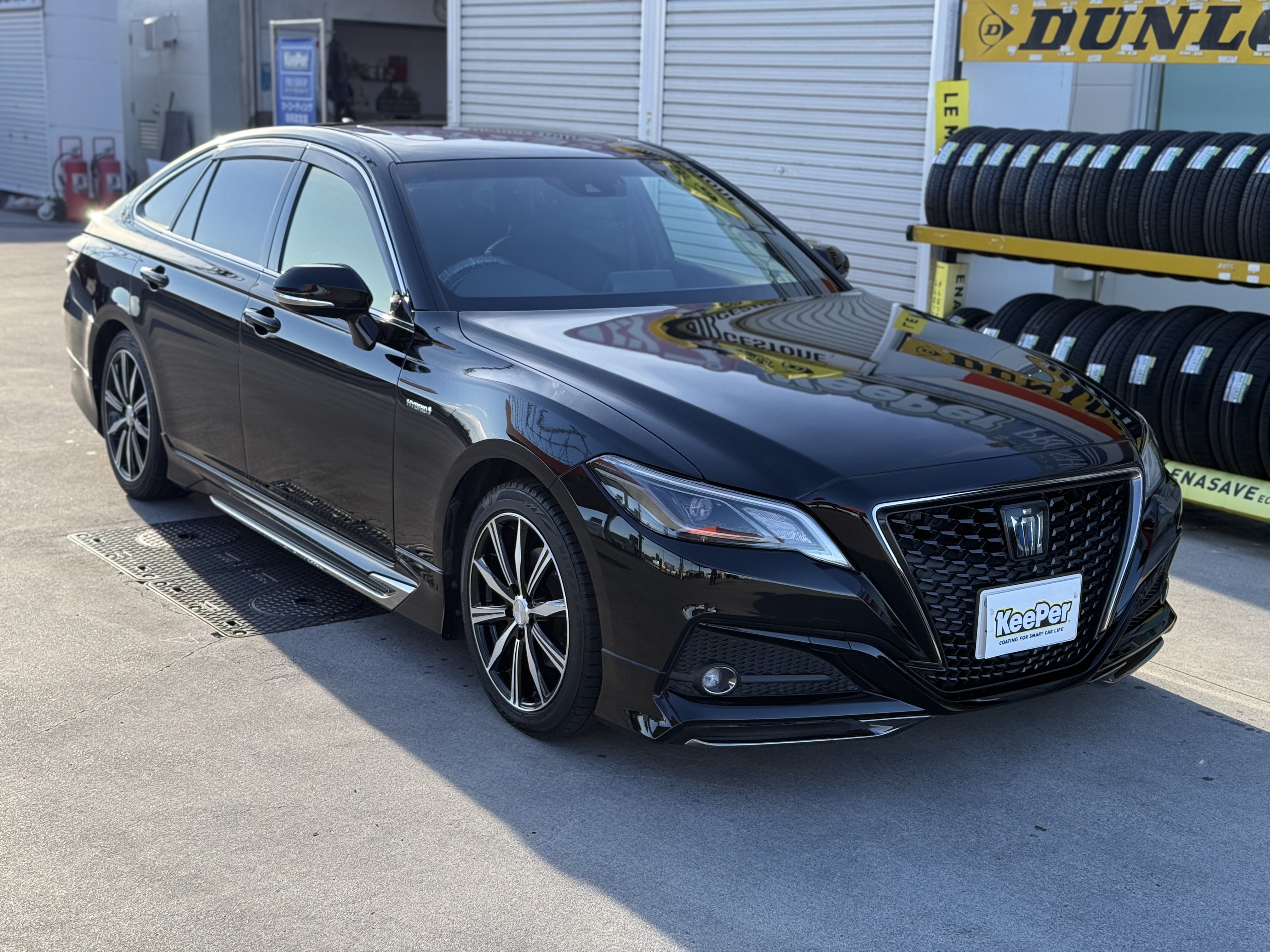 冬の車ケアにおすすめEXキーパー施工で愛車ピカピカに❄️