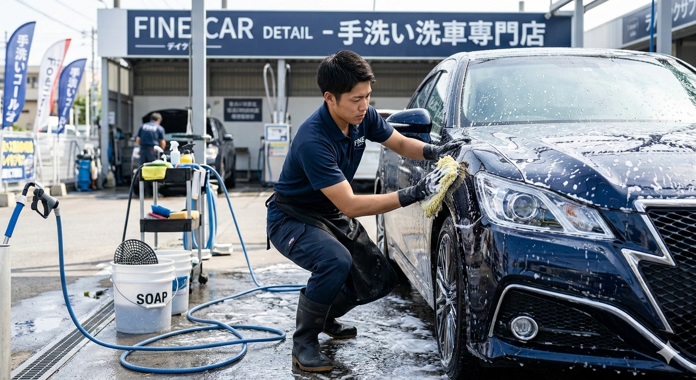 春の花粉対策におすすめ手洗い洗車で愛車を優しくケア🚗