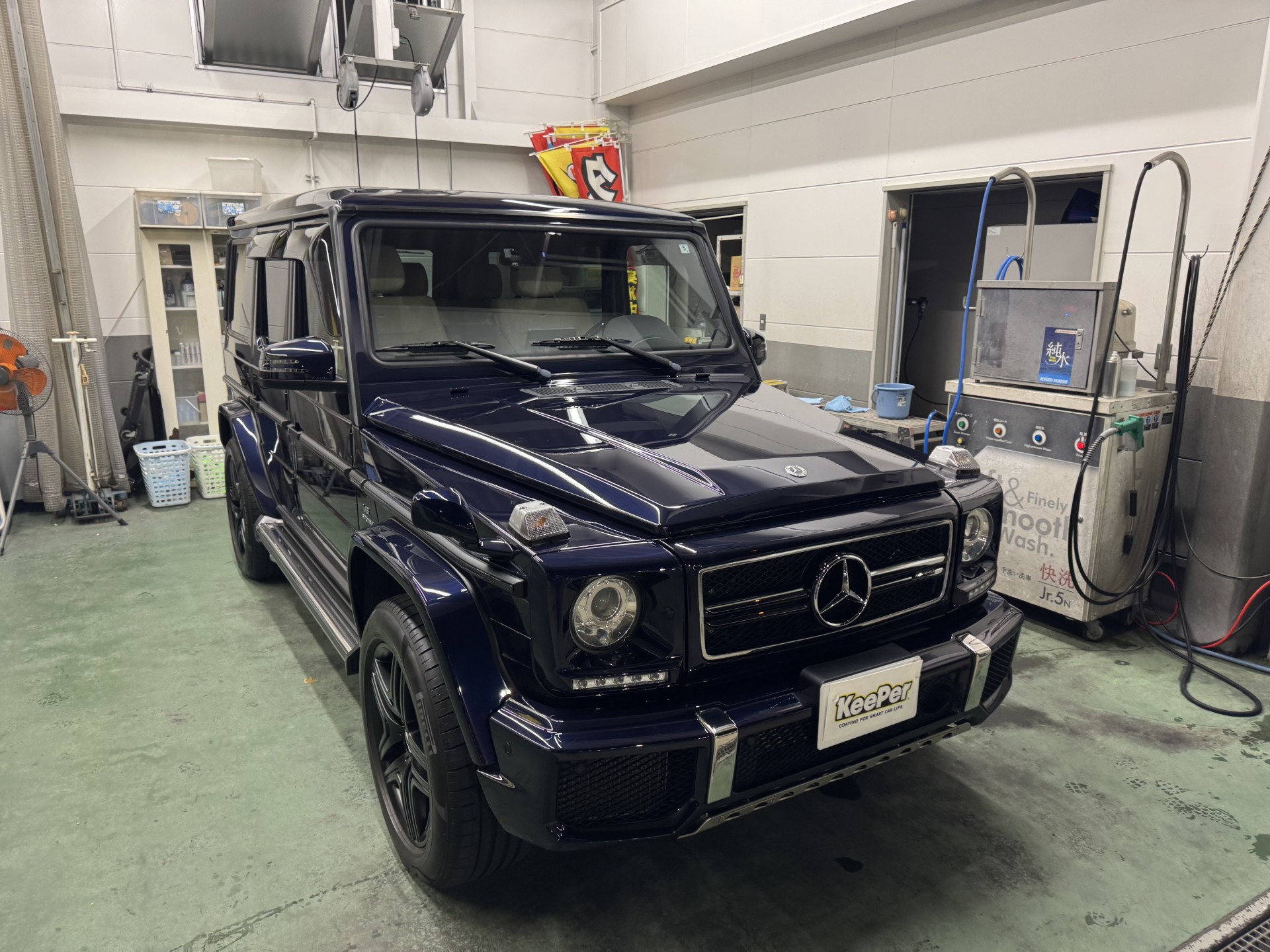 メルセデスGクラスの輝きを復活！板橋TSのEXキーパー施工体験✨