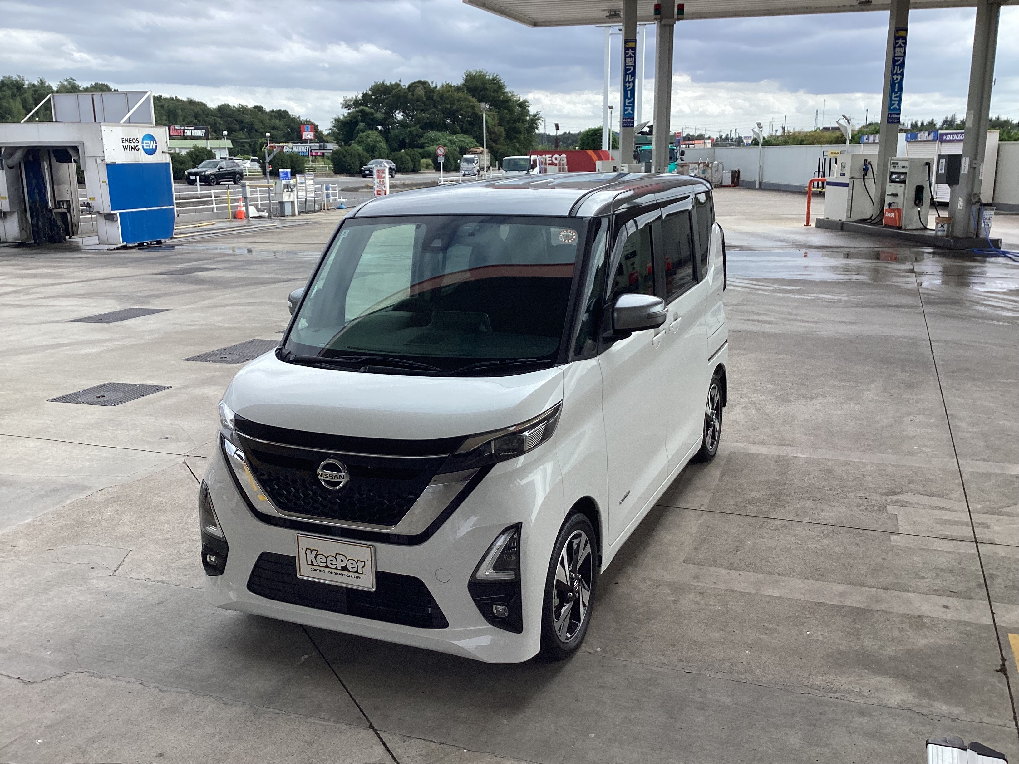 秋の台風対策におすすめガソリンスタンドのコーティングと点検サービス🍁