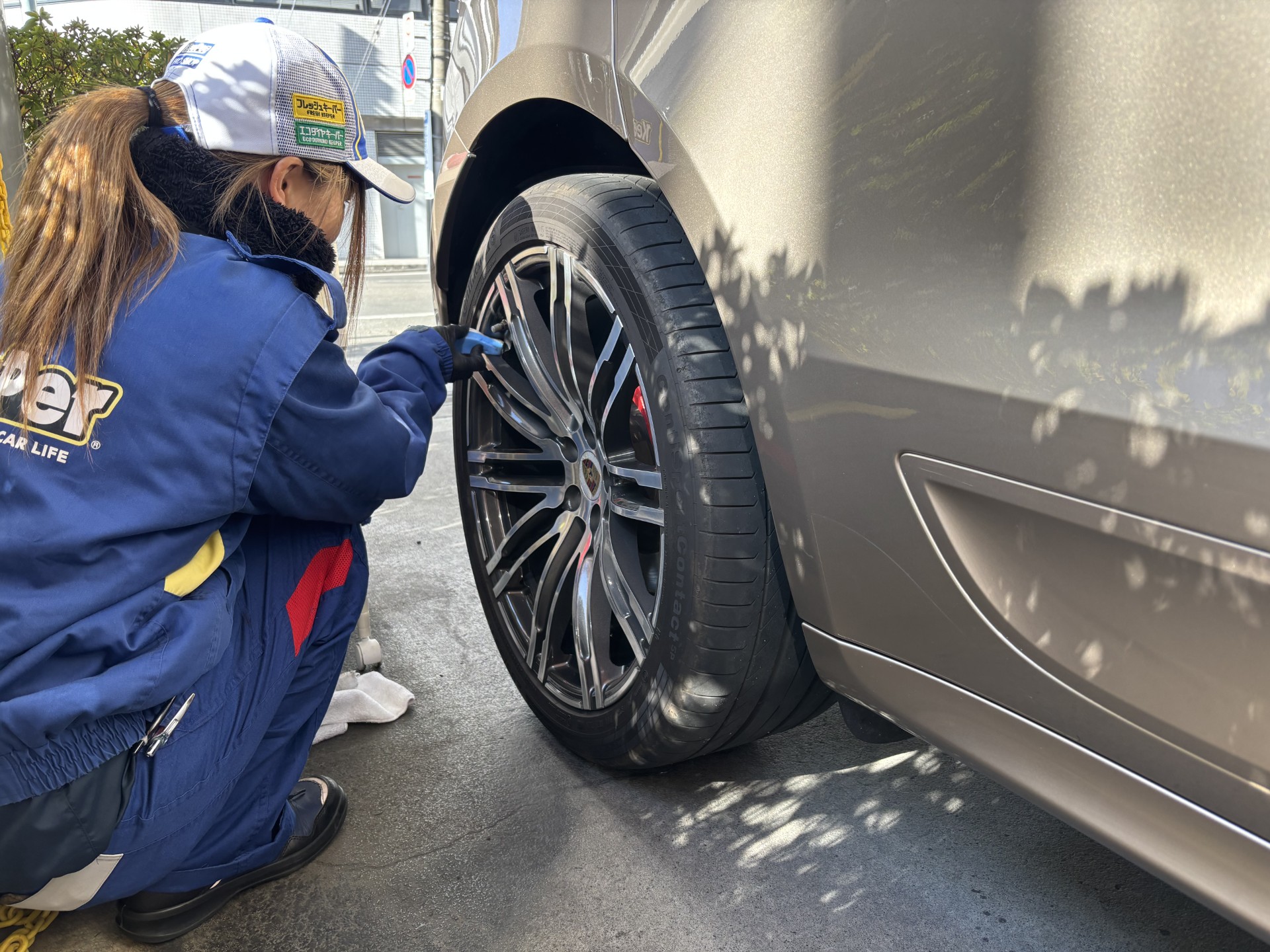 冬のホイールコーティングで汚れ防止とお手入れ楽々に🚗