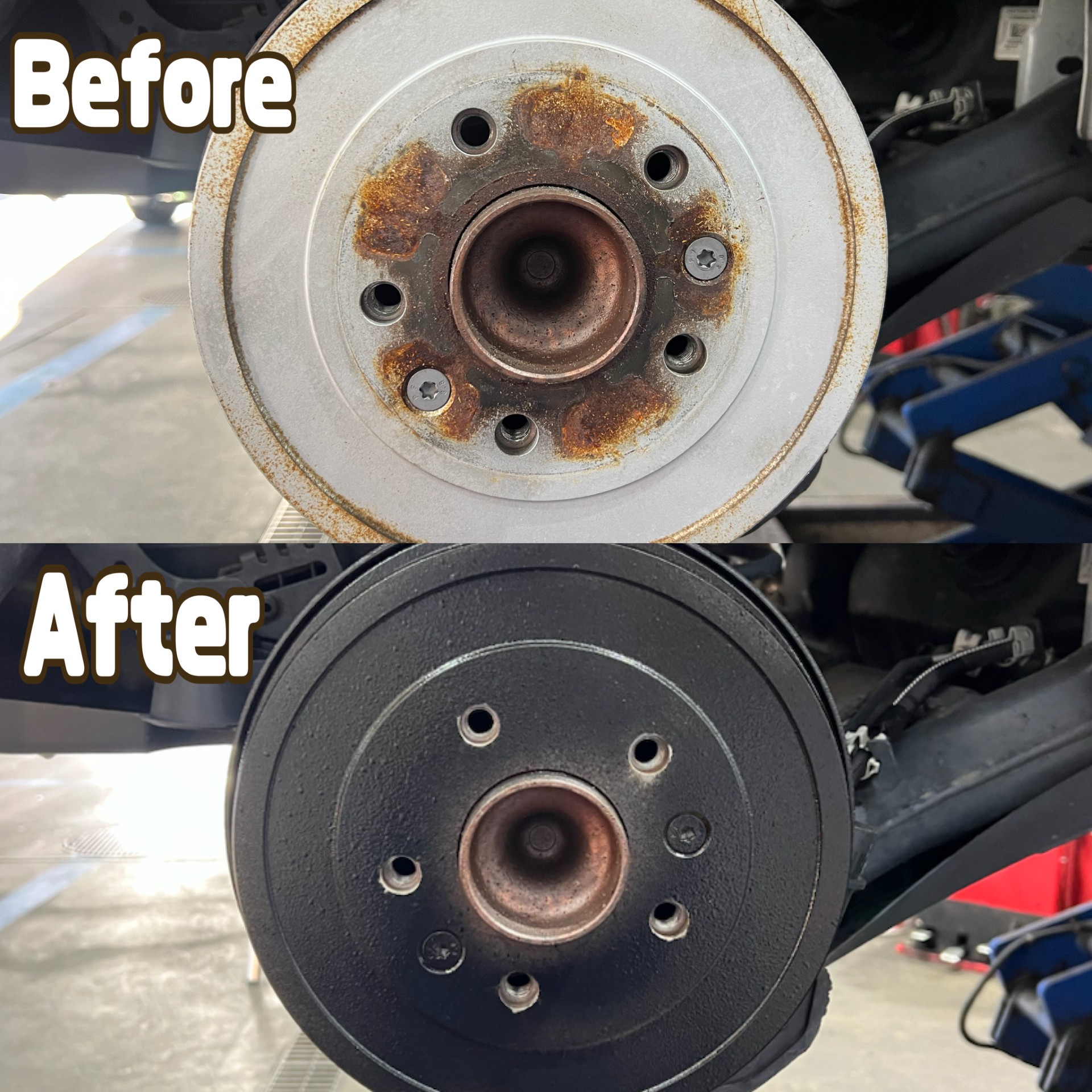 冬の錆対策におすすめ！静岡SSのハブコートで愛車ピカピカに🚗