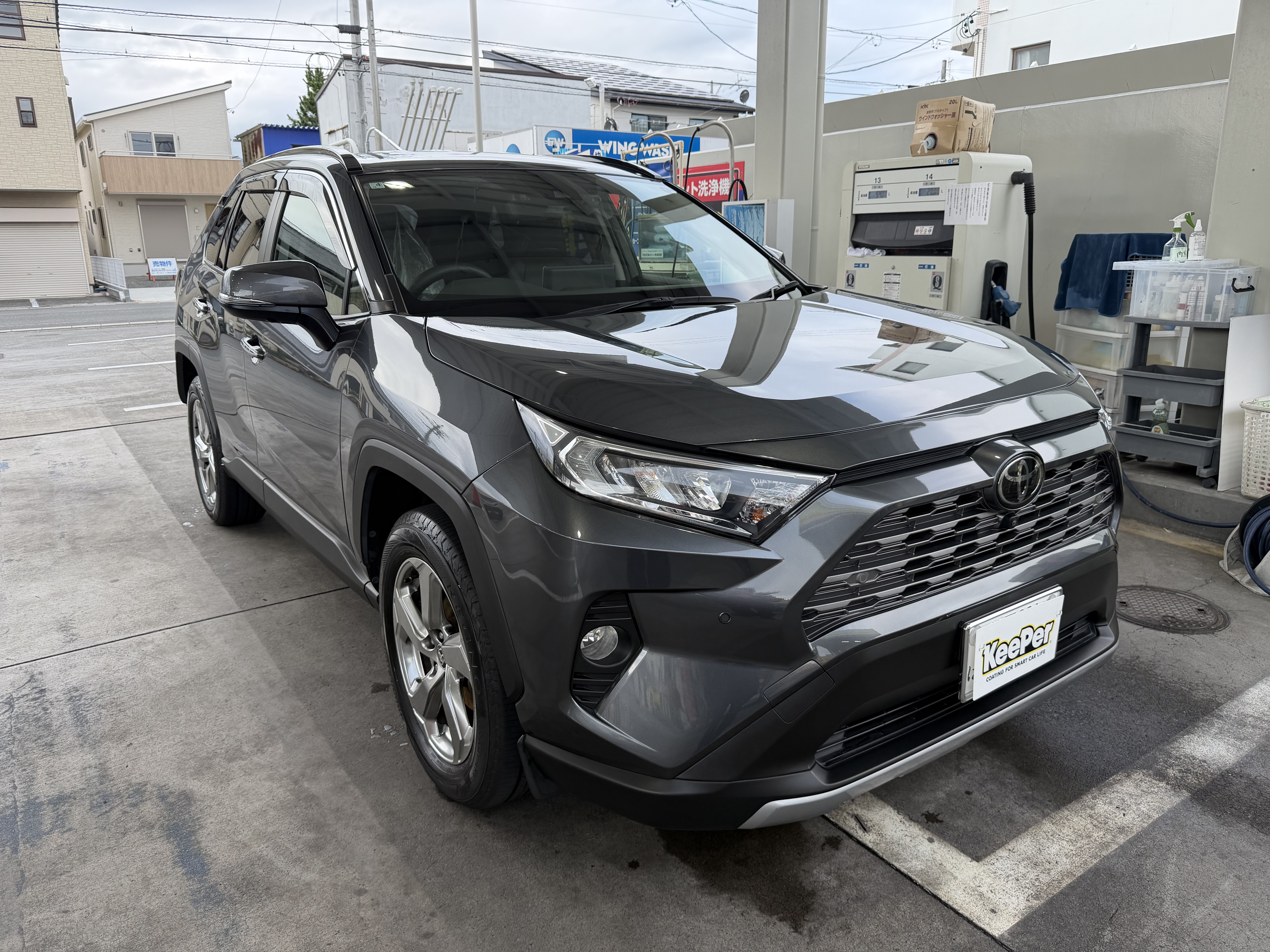 Dr.Drive清水西SSにてトヨタ／RAV４にフレッシュキーパーを施工後の写真