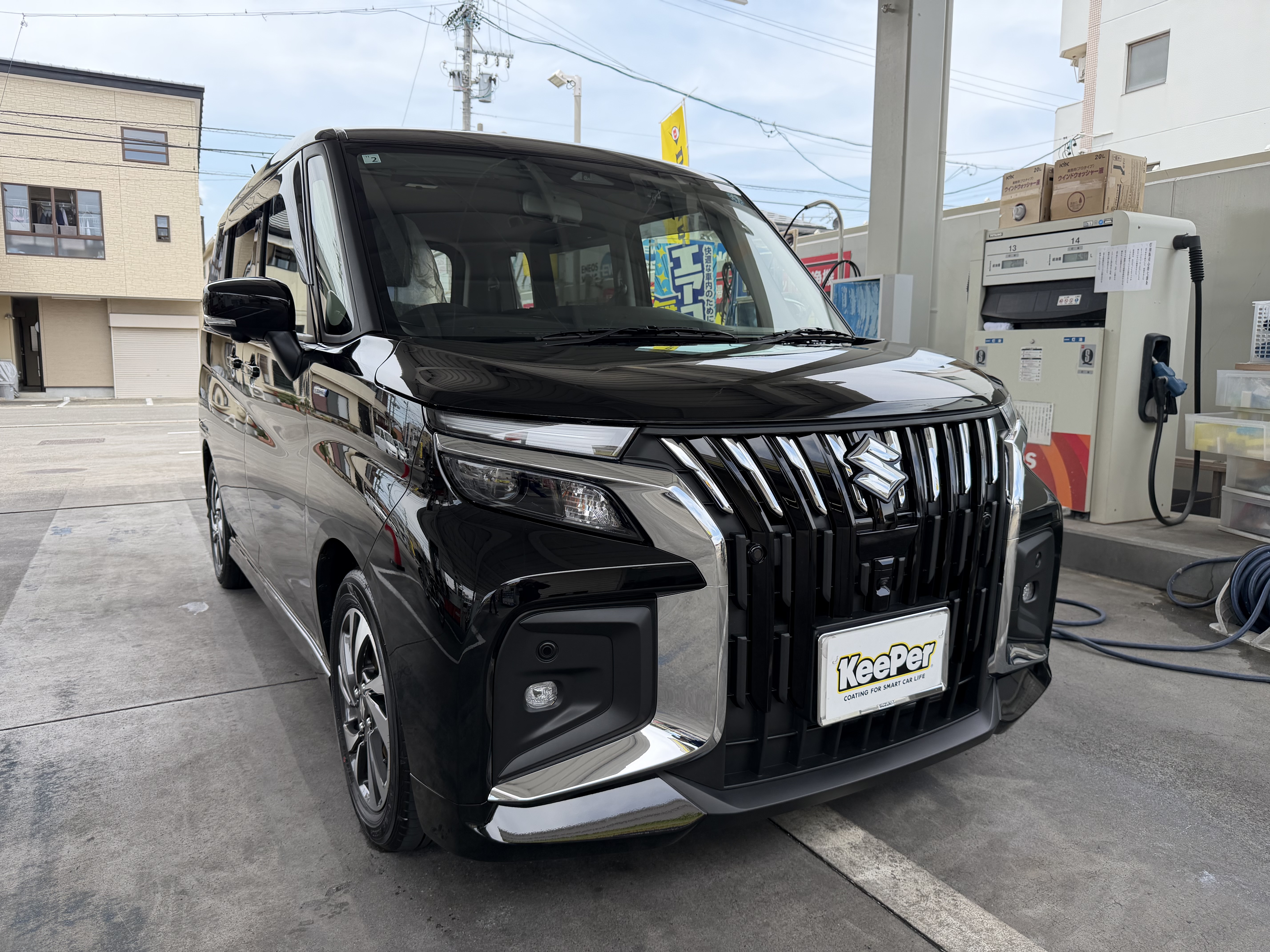 新車ソリオにクリスタルキーパー施工でツヤと保護アップ🚗✨