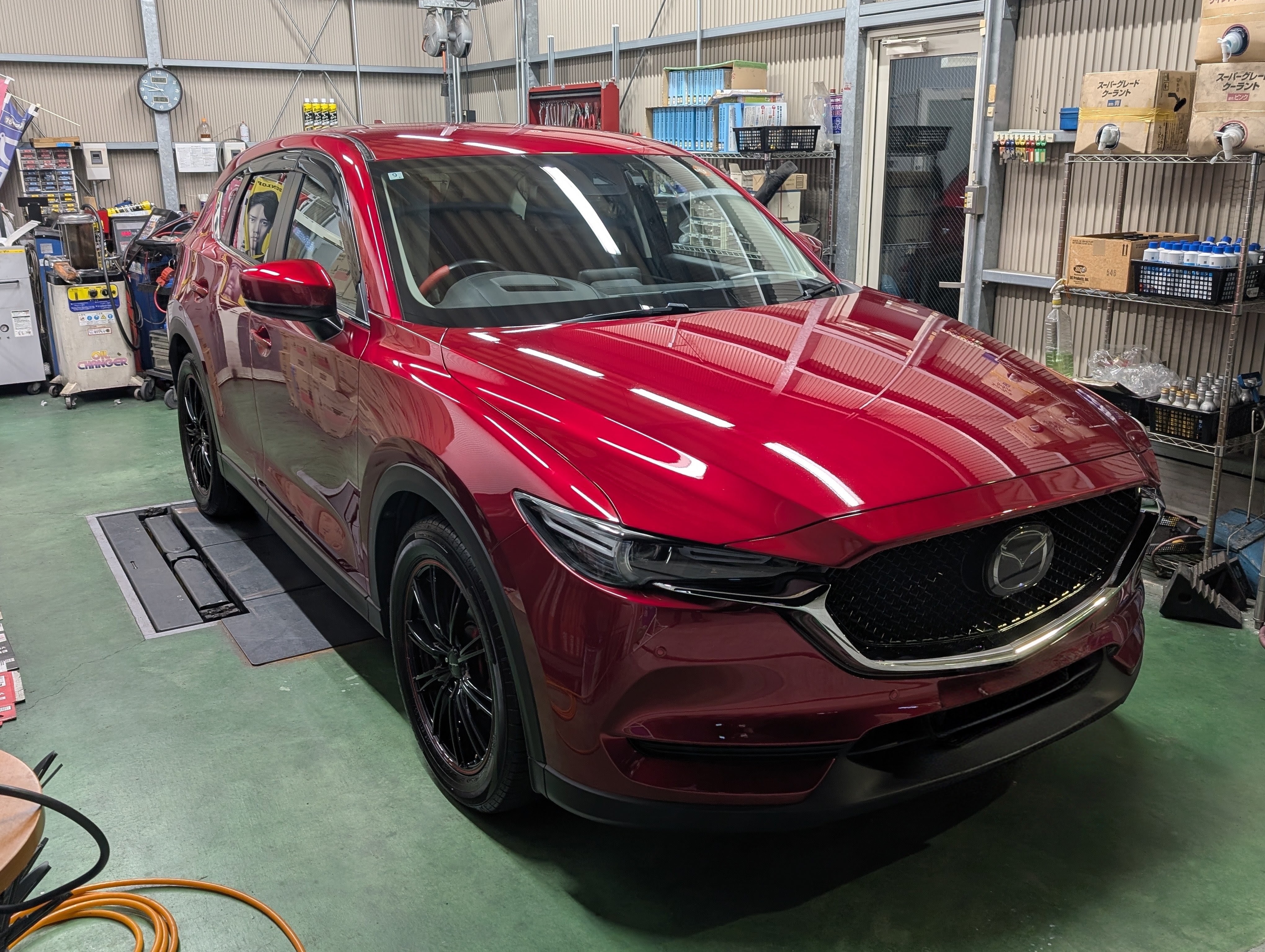 マツダ　CX-5のクリスタルキーパー施工後風景