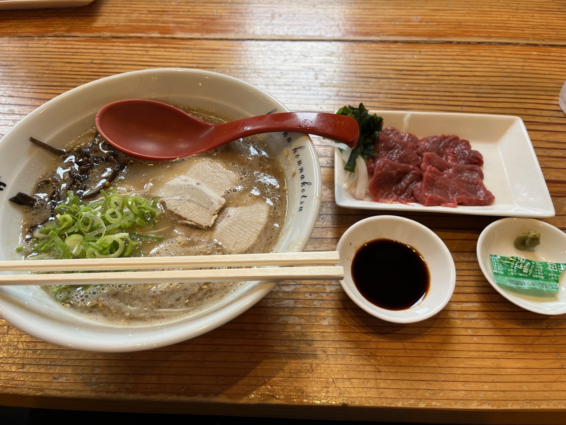 本場の馬刺し