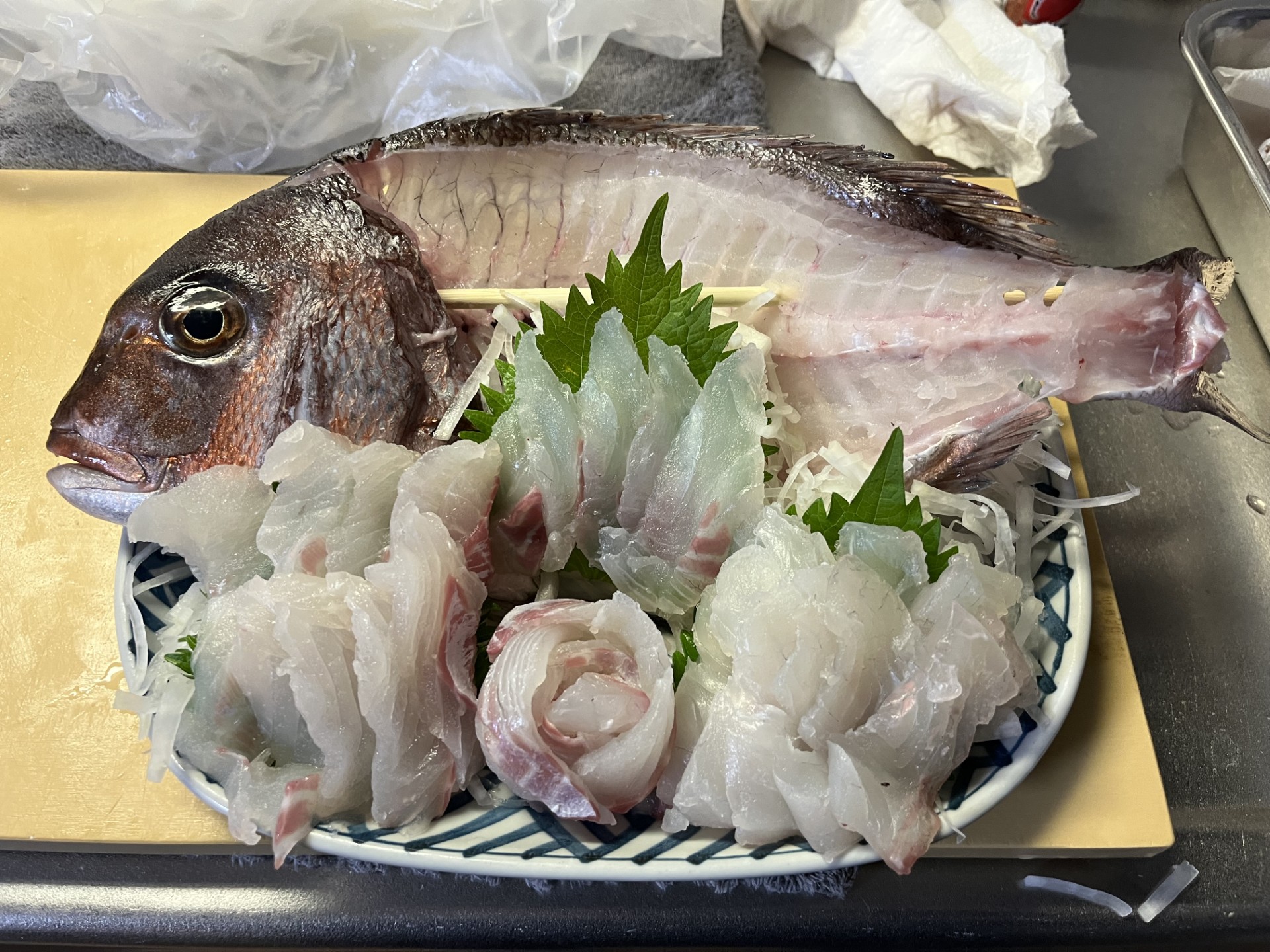 鯛のおつくり！