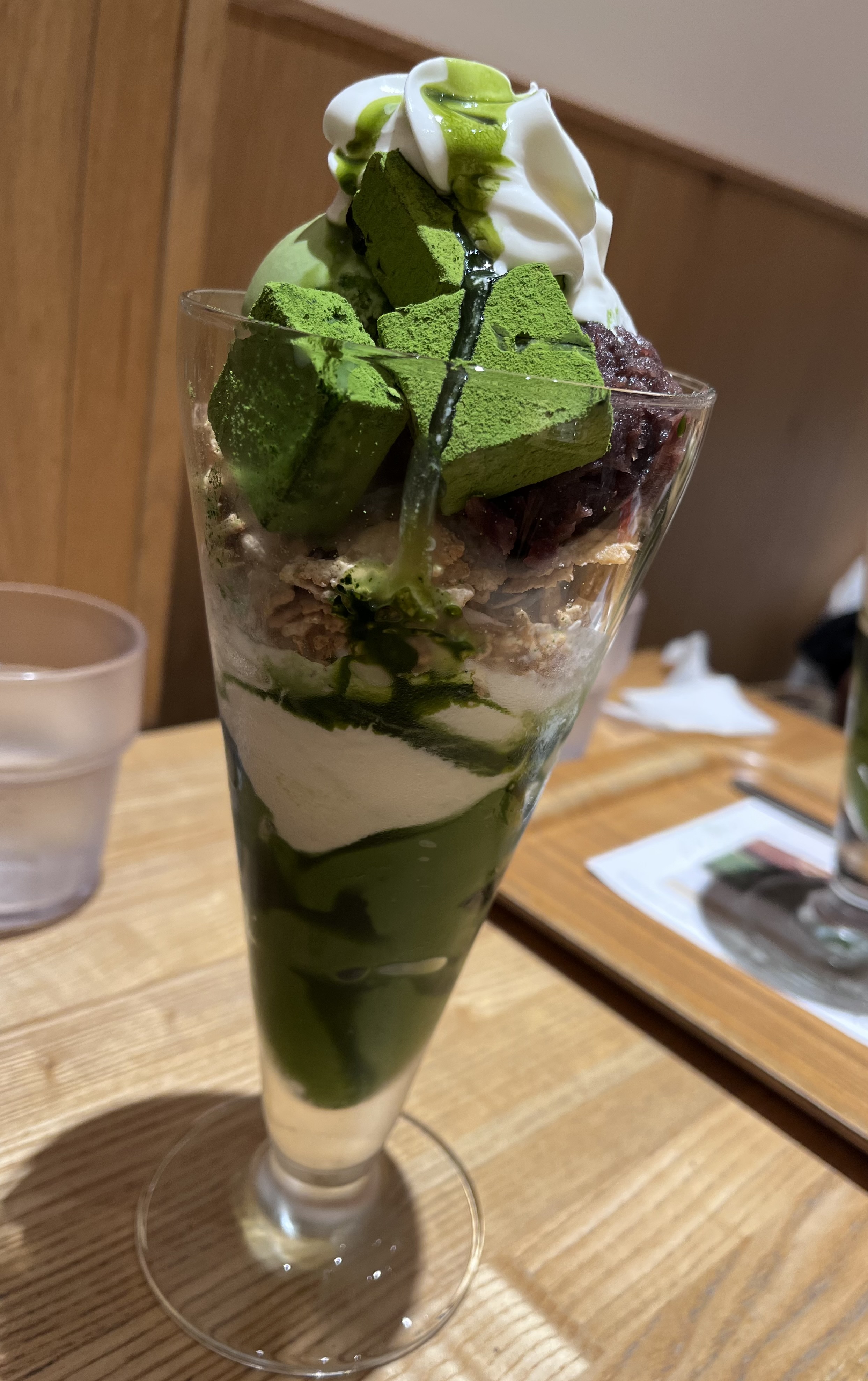 美味しい抹茶パフェ🍵