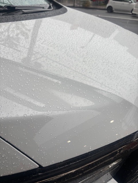 ミネラルオフ施工で水はじき復活✨