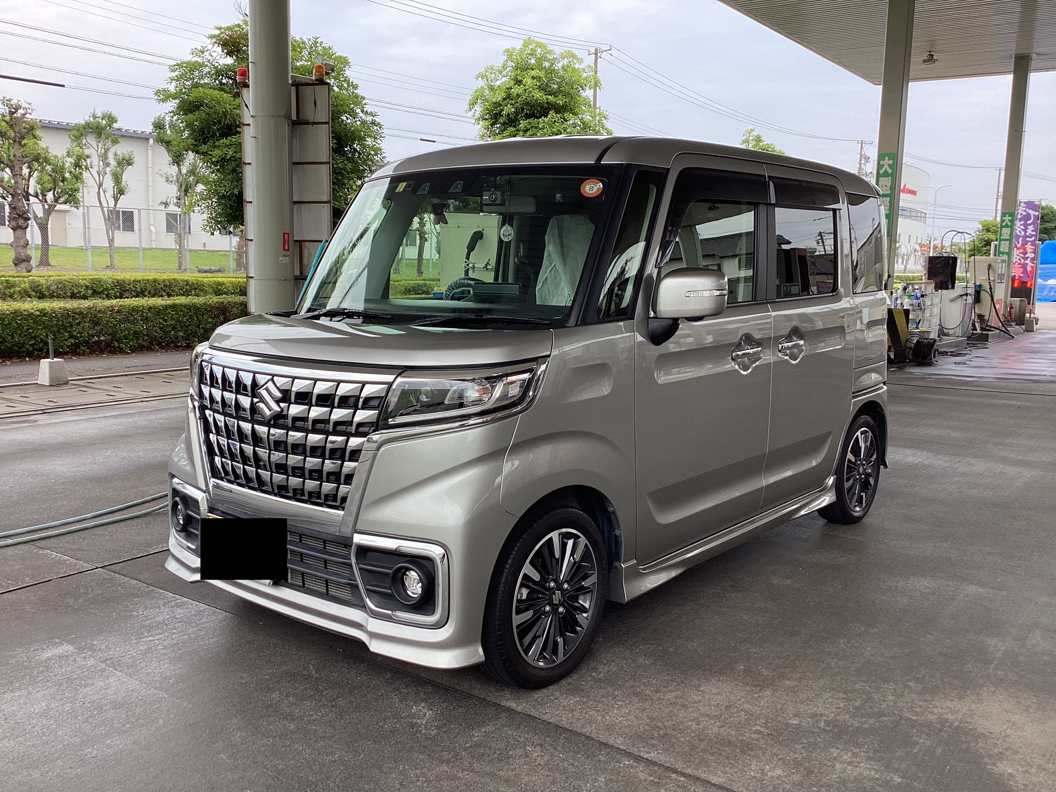 梅雨に負けないツヤツヤボディへスペーシアにフレッシュキーパー再施工