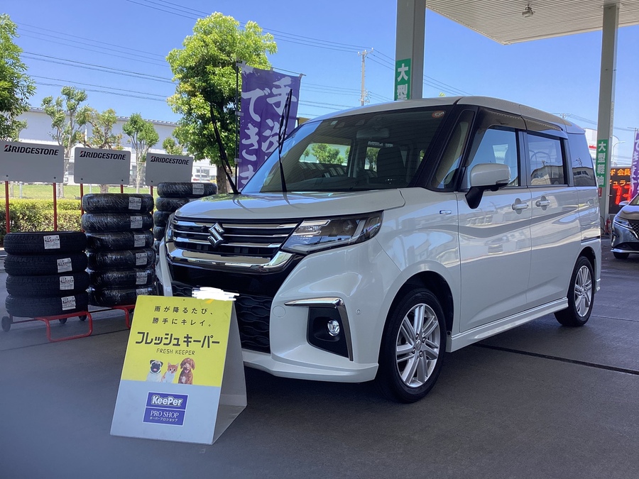 ソリオにフレッシュキーパー施工 夏の紫外線対策で輝くボディへ