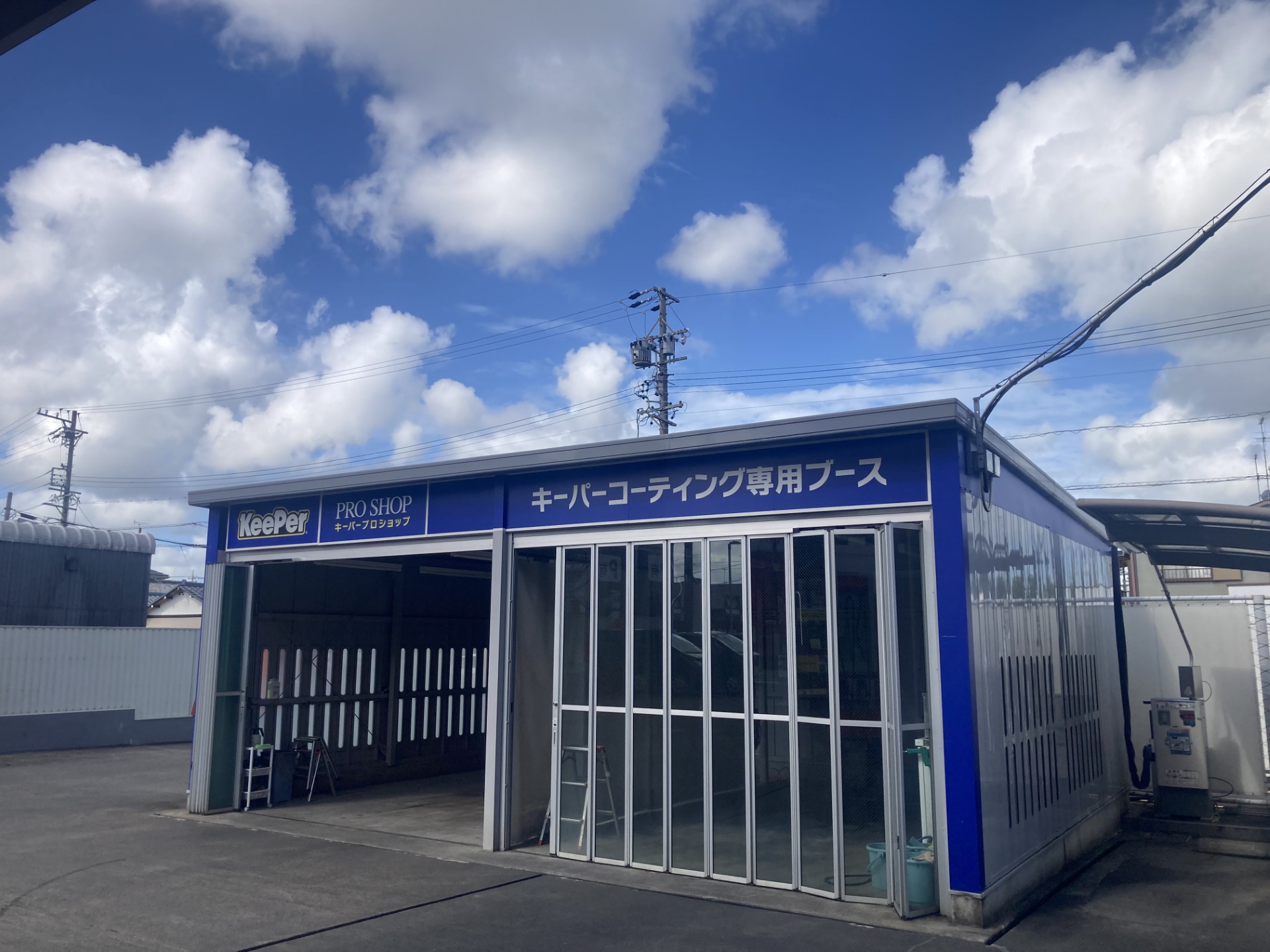 掛川北SS　コーティングブース