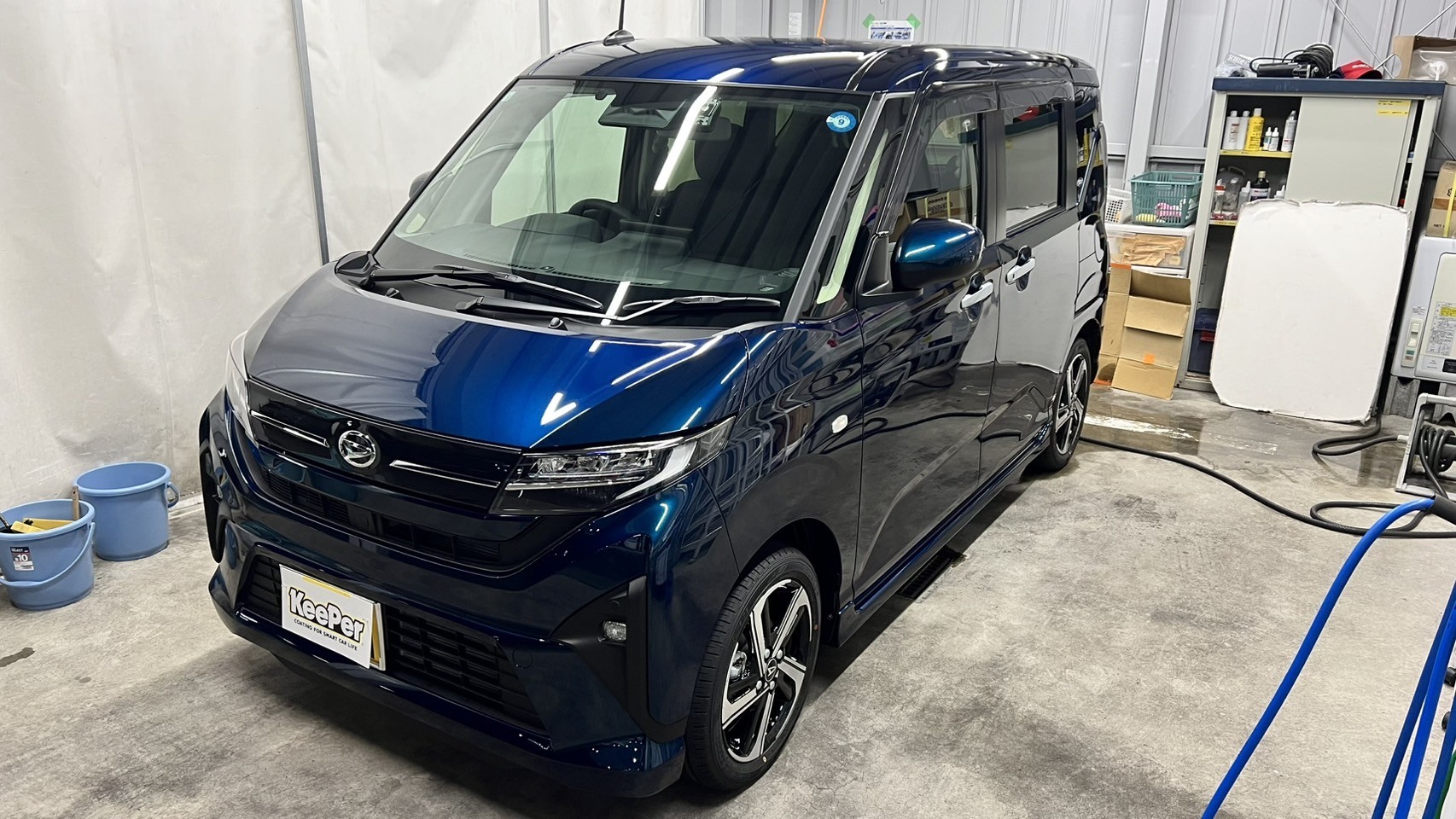 新車のムーヴにダイヤⅡキーパープレミアムを施工した