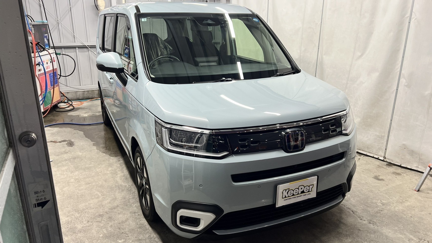 新車のステップワゴンにダイヤⅡキーパーを施工した