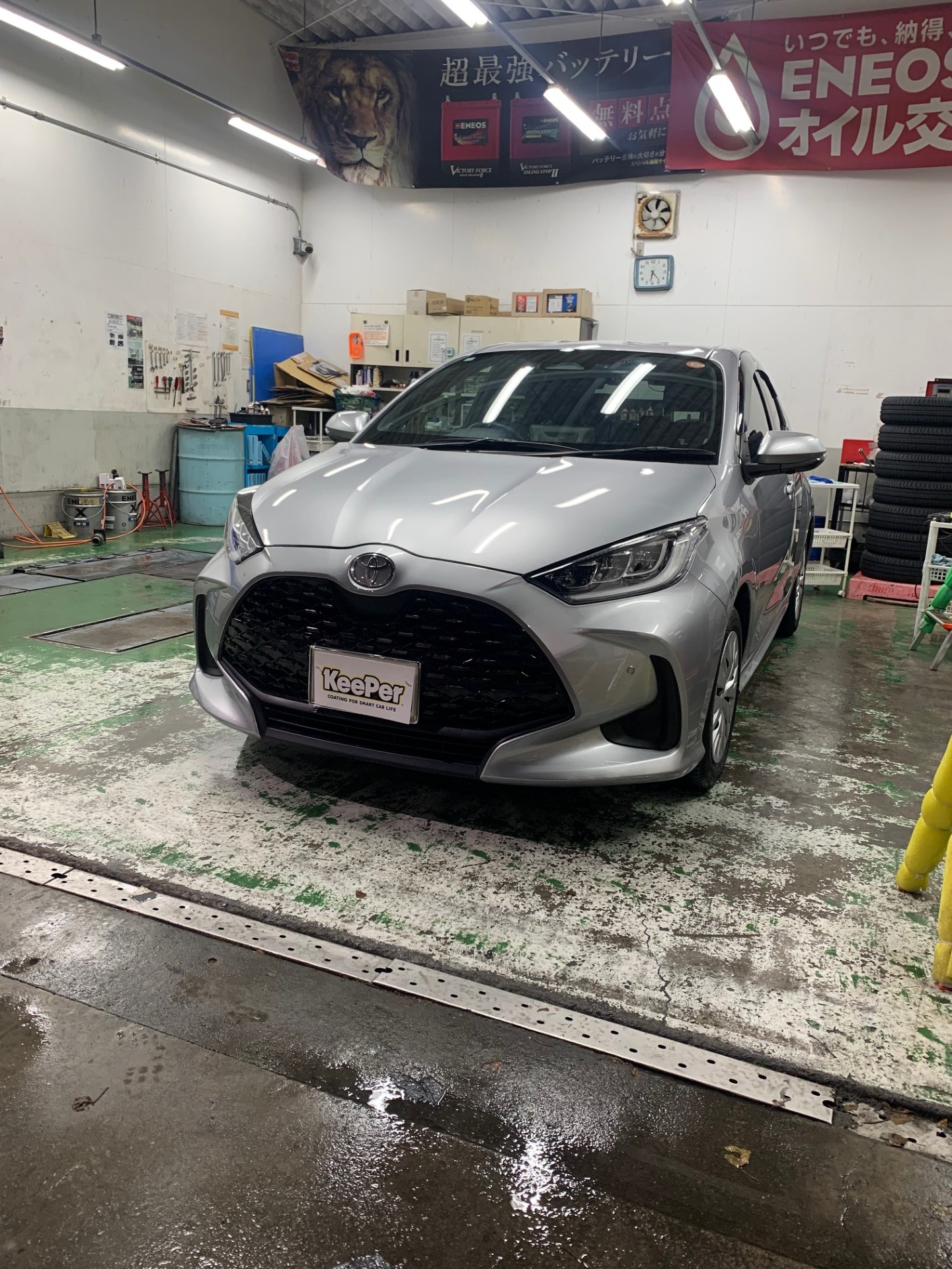 冬のタイヤ交換とフレッシュキーパー施工で快適ドライブをサポート🚗