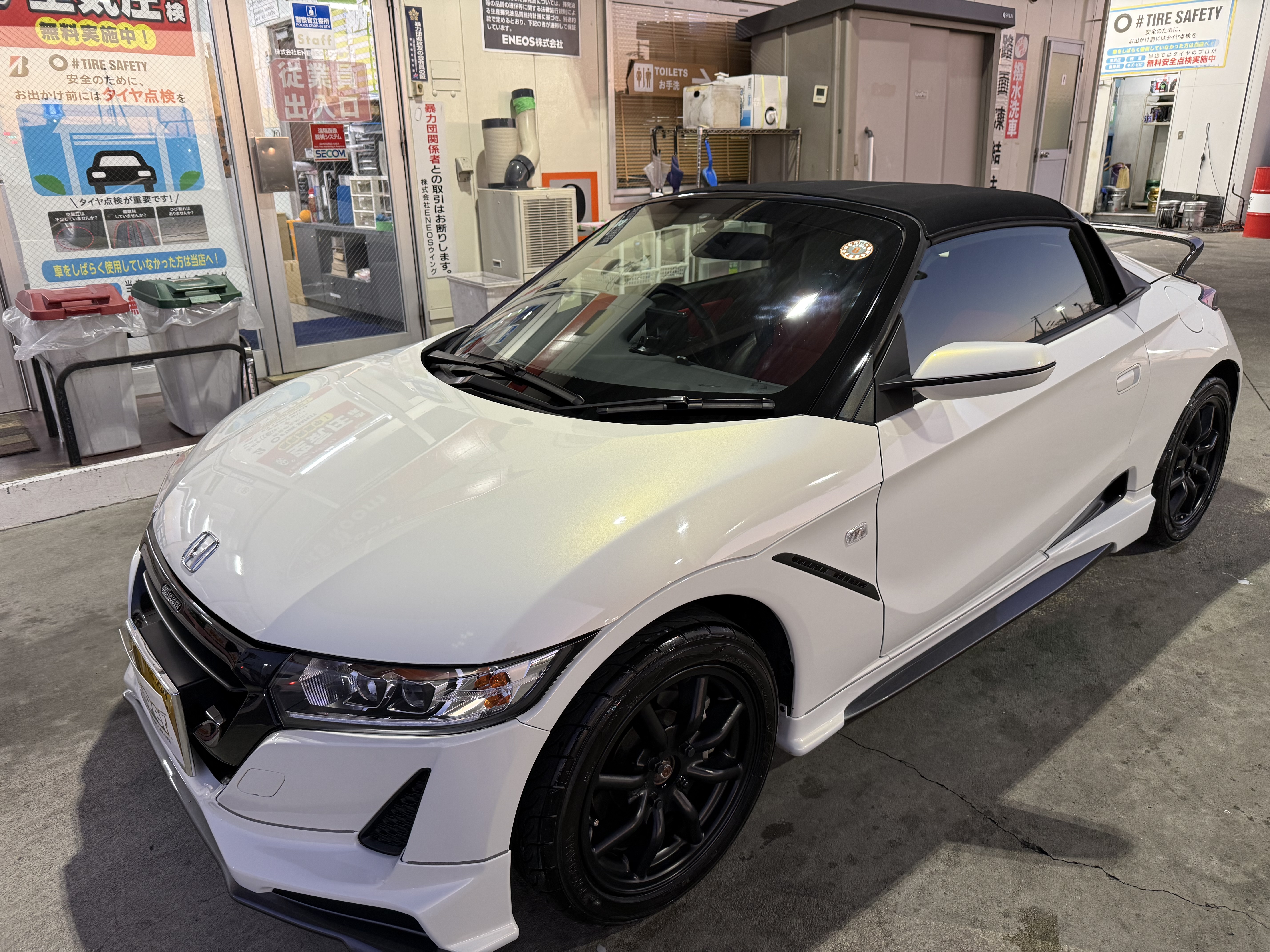 雨の日も安心ホンダS660に最適なフレッシュキーパー施工体験☔️
