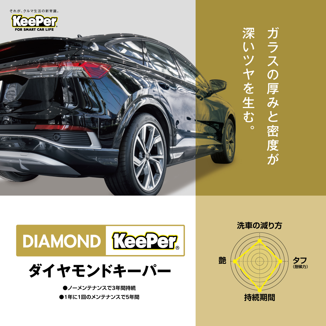 冬の愛車メンテナンスポイントとダイヤモンドキーパーの魅力✨