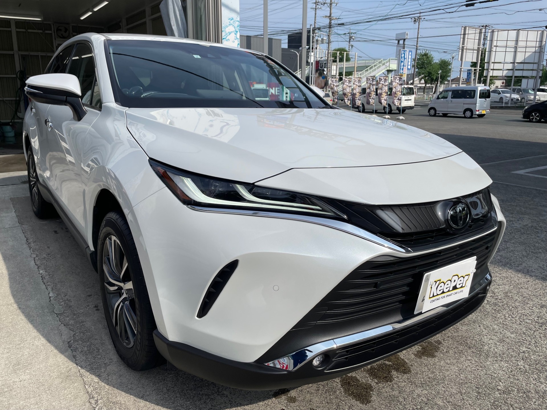 ハリアーエコダイヤキーパープレミアム施工！