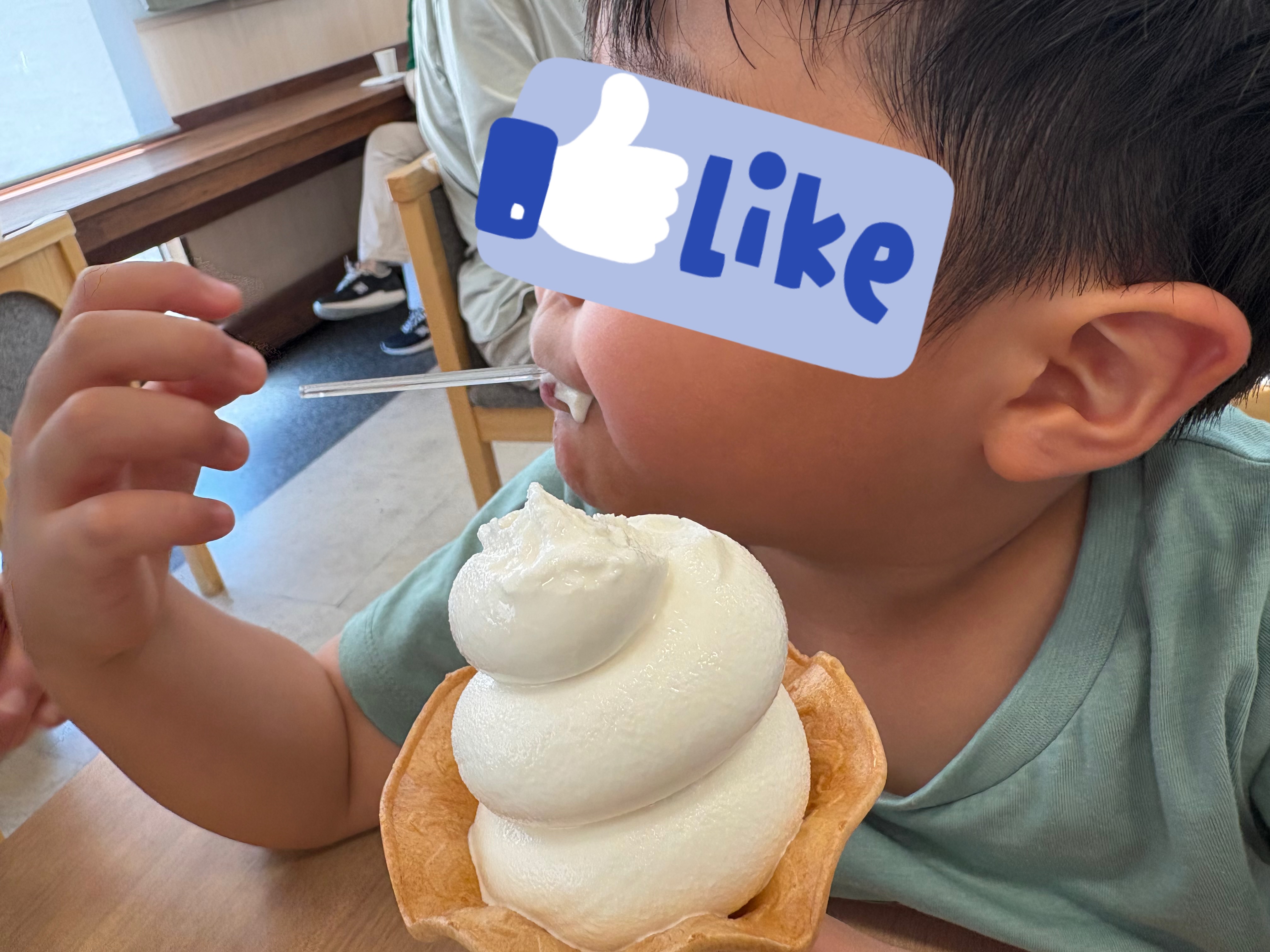 道の駅でソフトクリーム🍦