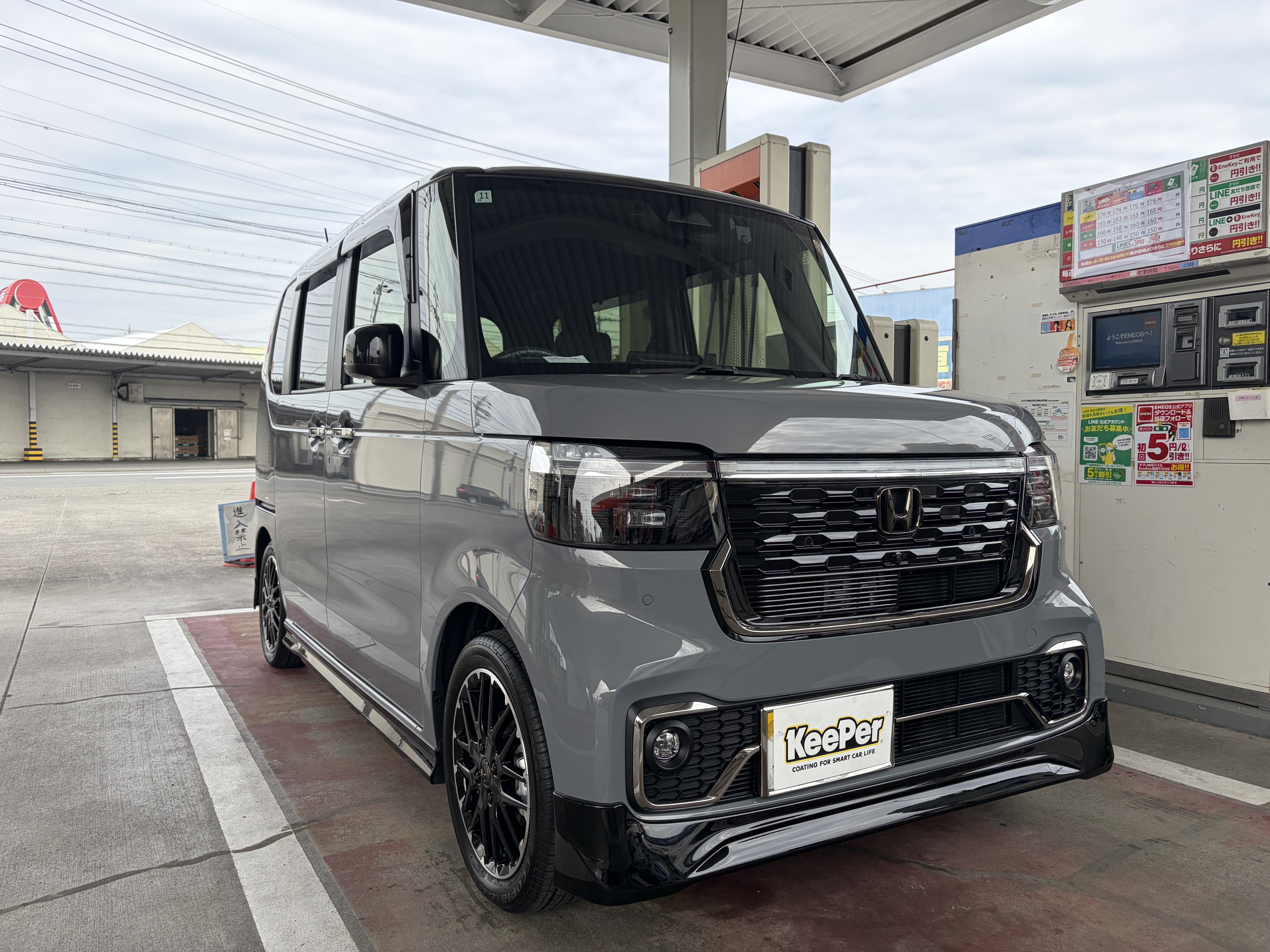 新車N-BOXにダイヤⅡキーパーを施工✨