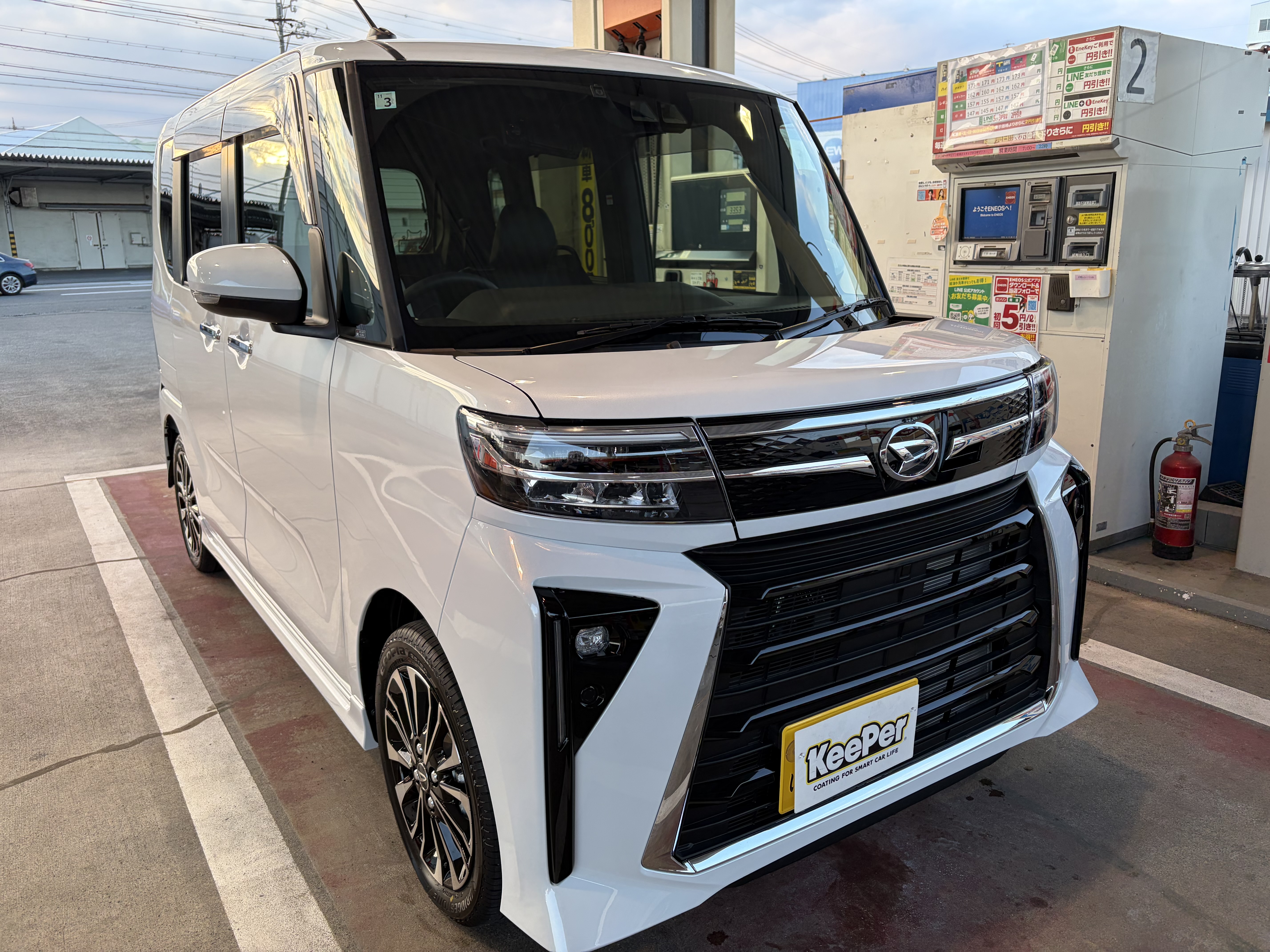 新車タントも安心春の花粉対策コーティングでピカピカに🌸