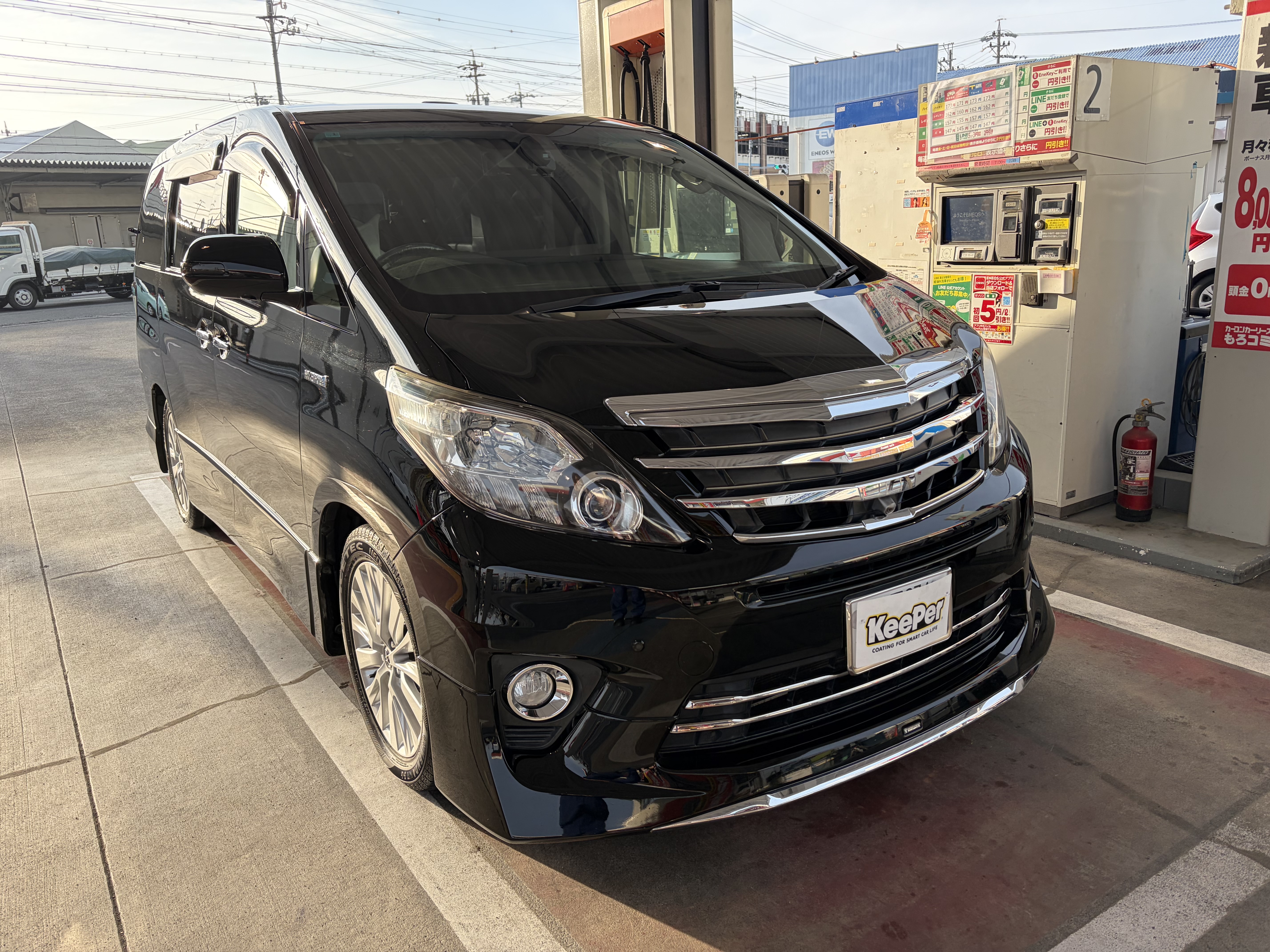 春のアルファードにクリスタルキーパー施工で輝きアップ✨簡単お手入れ術