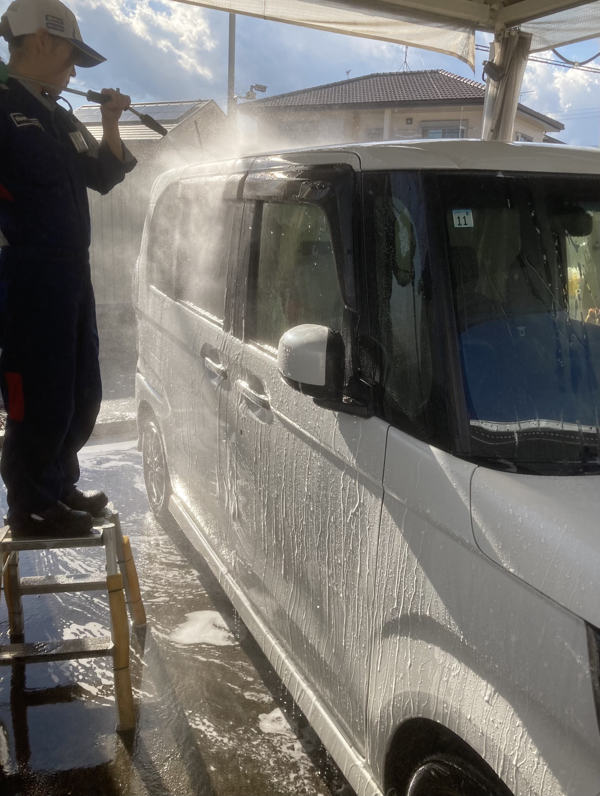 セルフ厚原SSの手洗い洗車キャンペーンと秋冬の愛車点検ポイント