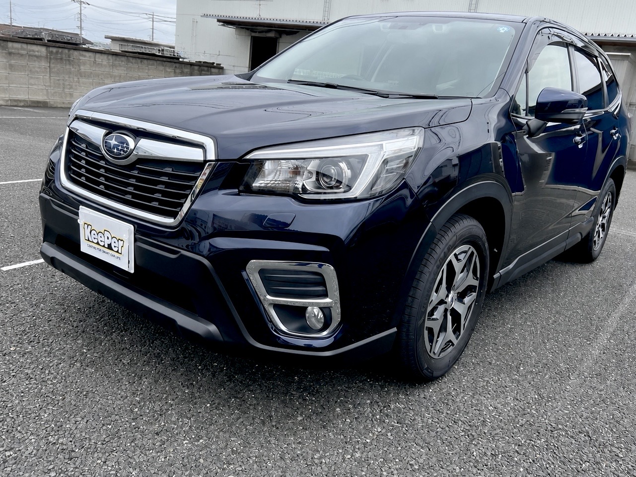 セルフ天竜川SSではスバルフォレスターにダイヤⅡキーパーを施工しました