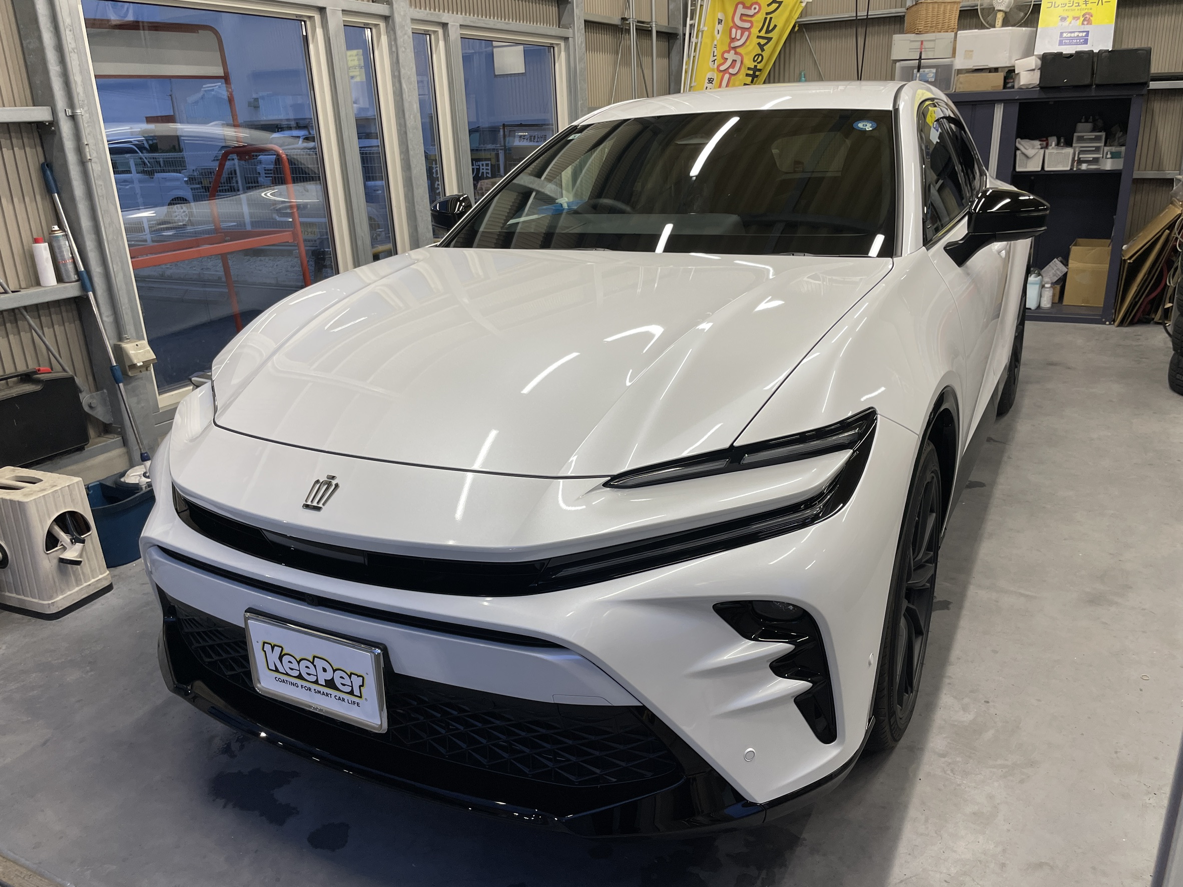 新車クラウンスポーツにダイヤⅡキーパー施工🚗💎✨