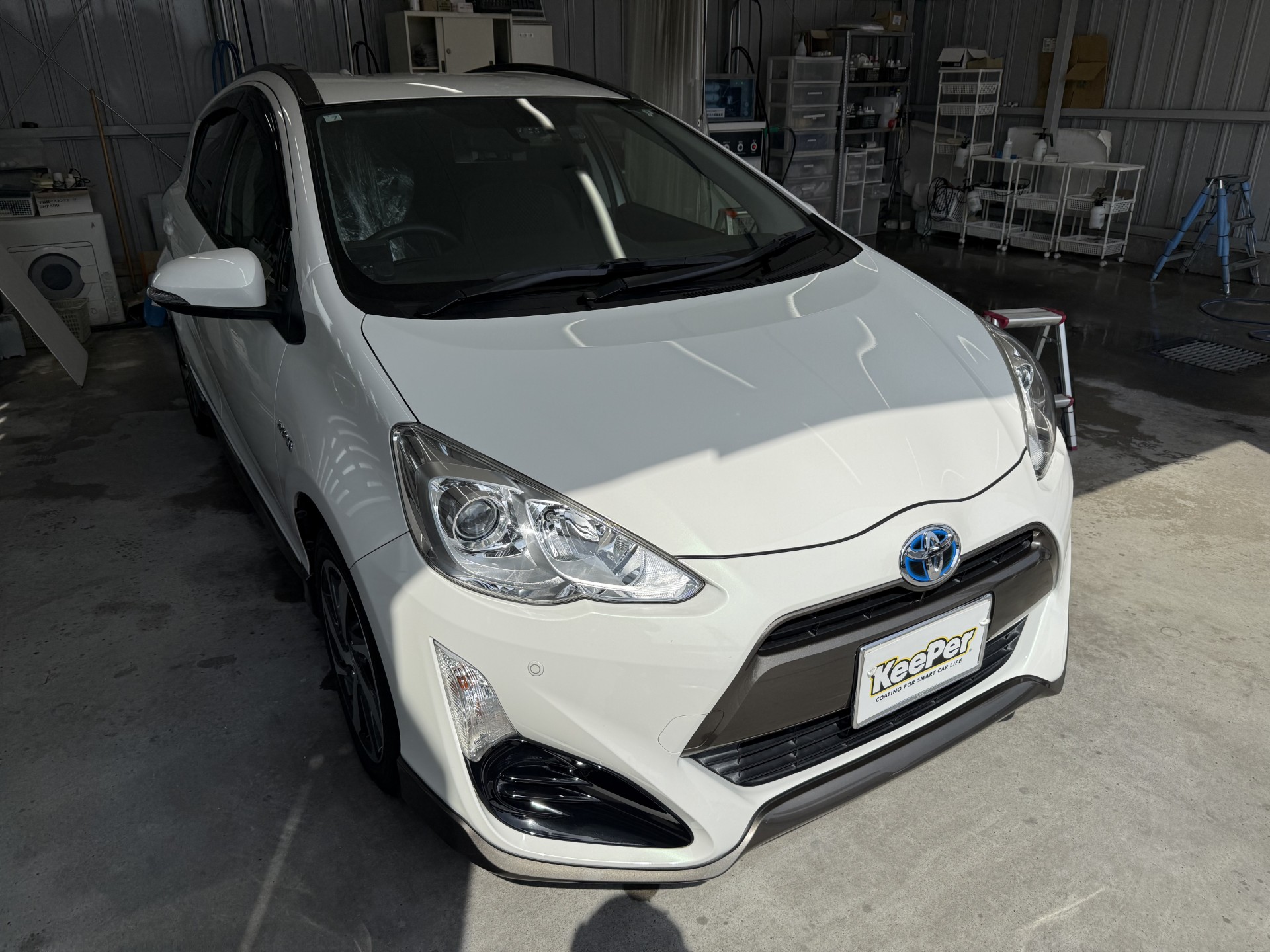 愛車が輝くクリスタルキーパー施工体験セルフ藤枝大手SSでお待ちしています