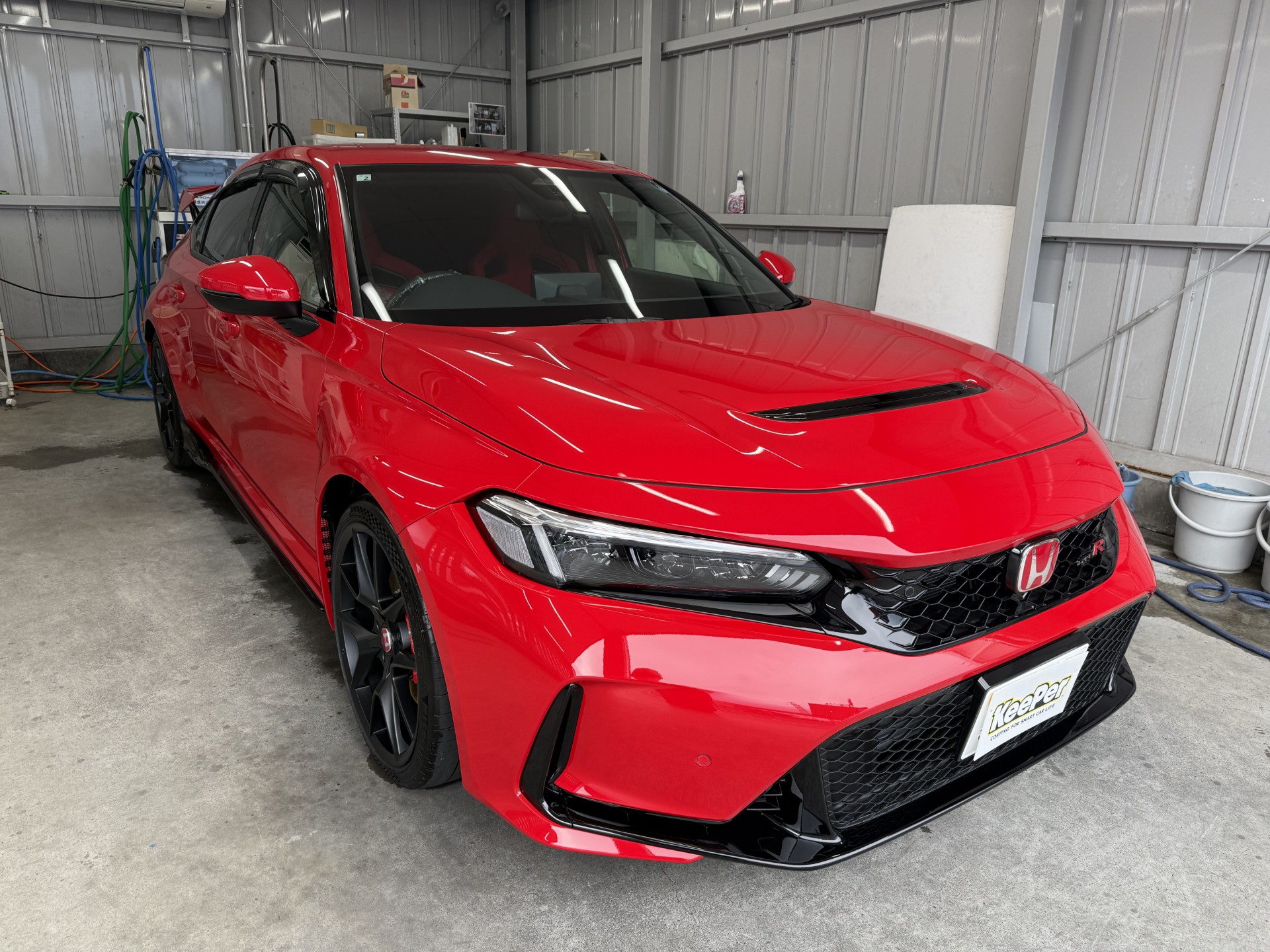 春の車ケアにおすすめクリスタルキーパー施工で愛車ピカピカに🌸