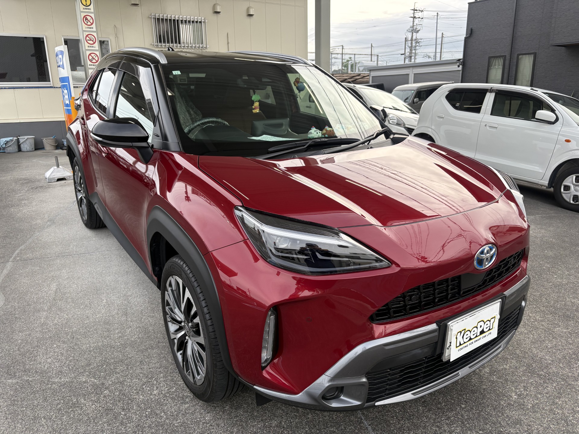 セルフ藤枝大手SSにてトヨタ・ヤリスクロスにフレッシュキーパーを施工しました！！！